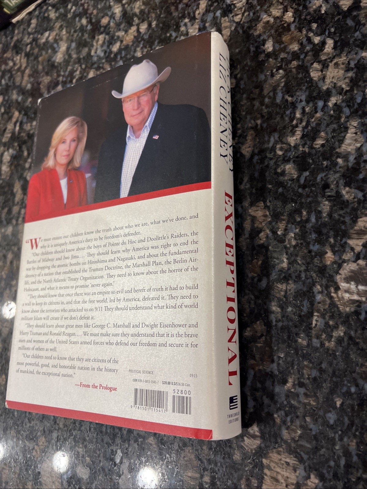Exceptional By Dick & Liz Cheney 1st ED/Print Bush January 6th Select Committee