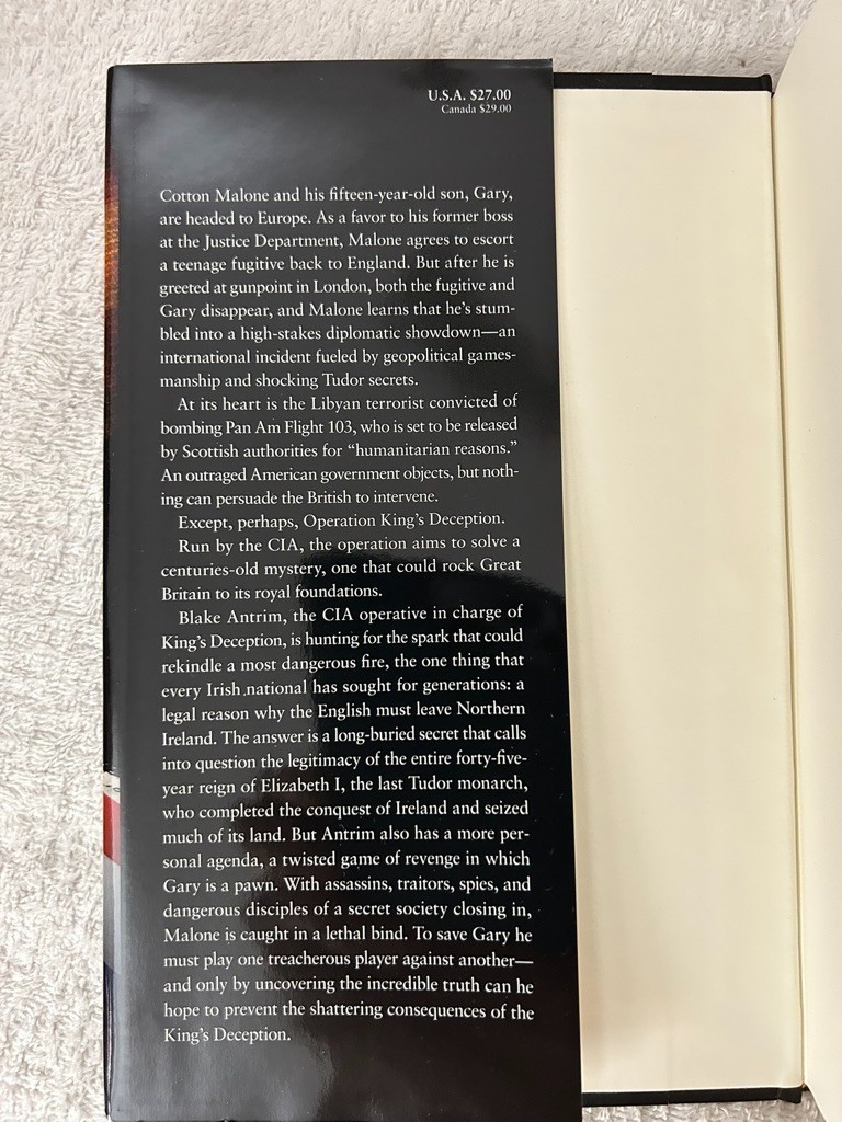 Steve Berry, Venetian Betrayal; Paris Vendetta; Emperor’s Tomb; King’s Deception