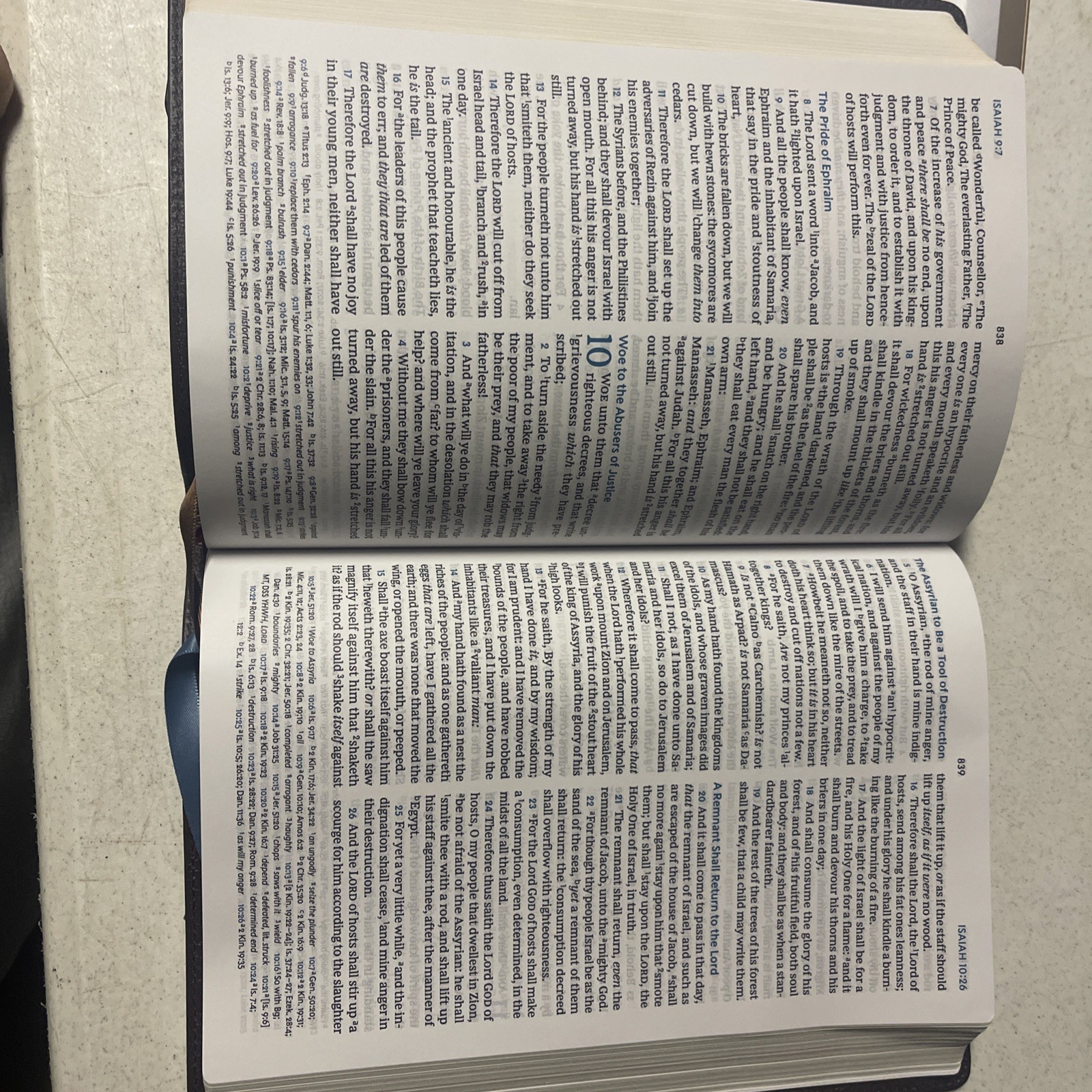 KJV Large Print Verse-By Verse Ref. Bible, Maclaren Series, Brwn Genuine Leather