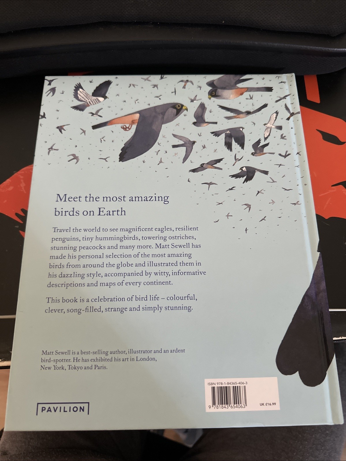 Atlas of Amazing Birds Book by Matt Sewell (Hardcover, 2019)