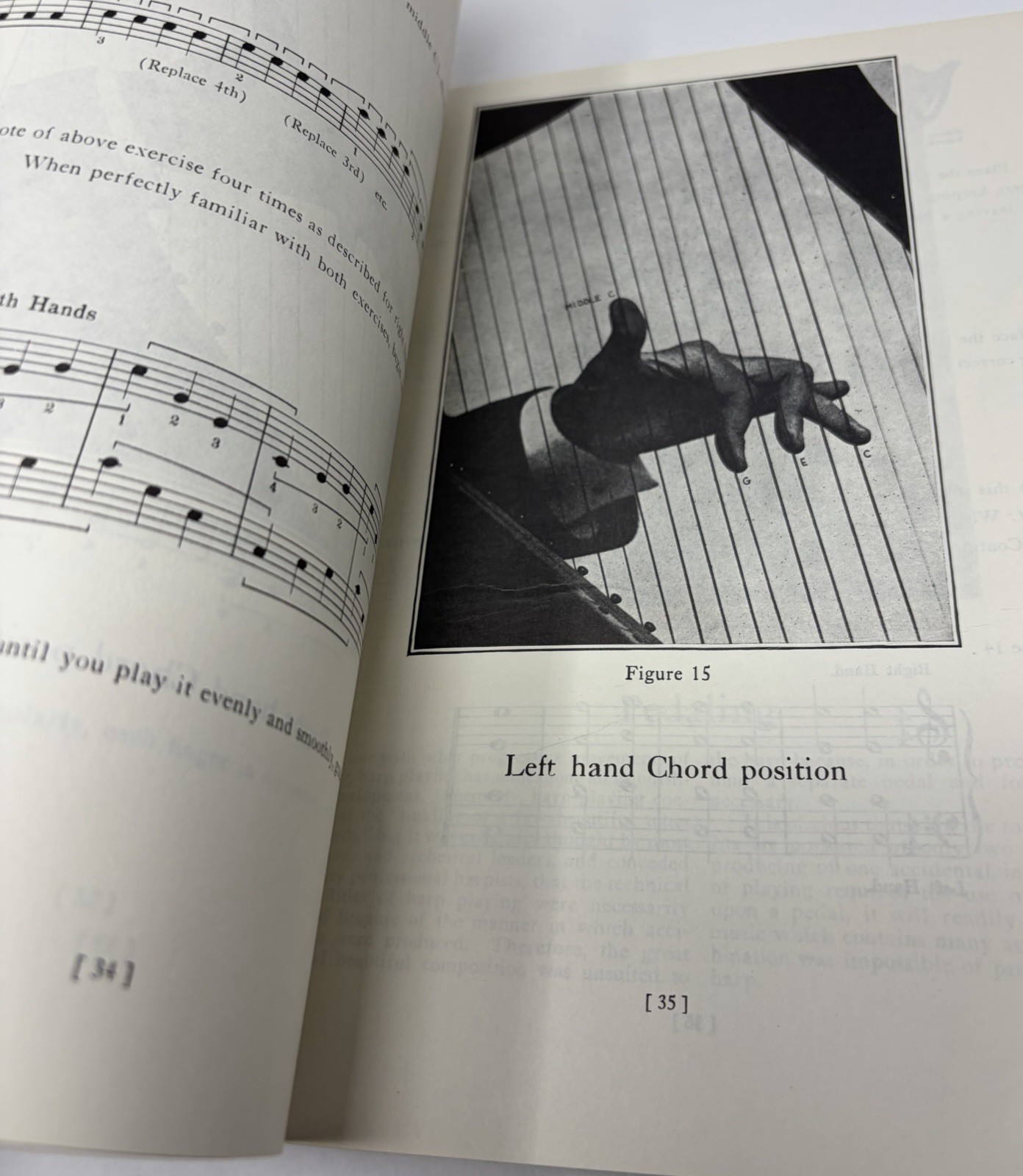 How To Play The Harp by Melville Clark Paperback Book Vintage