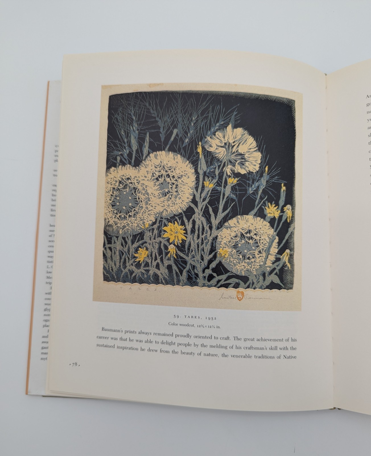 Gustave Baumann Nearer to Art Hardcover Book (1993)