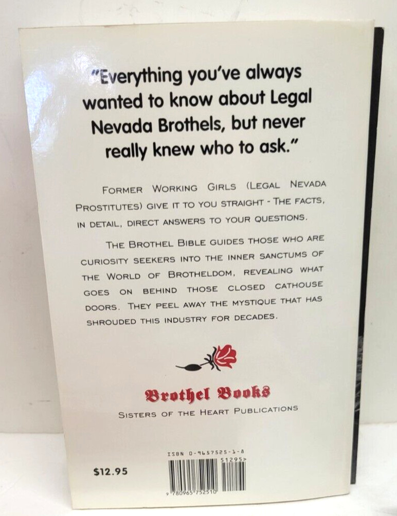 THE BROTHEL BIBLE THE CATHOUSE EXPERIENCE PAPERBACK 111 PAGES 1997 – U