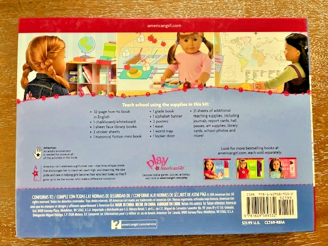 American Girl Doll School Activity Book~ Stickers, Posters BRAND NEW & Retired