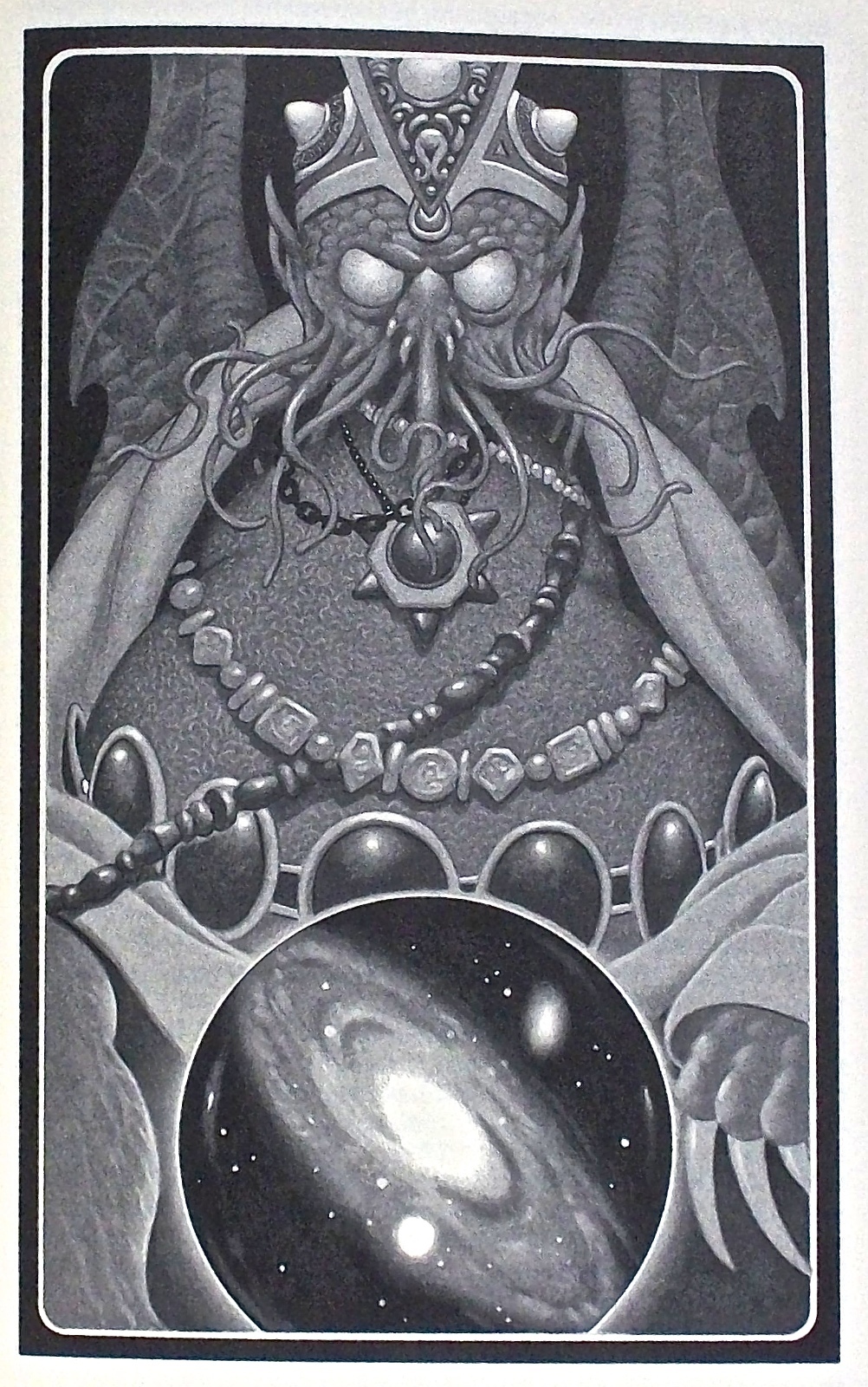 BRIAN LUMLEY—ELYSIA: THE COMING OF CTHULHU, Fabian art (1st ed., trade pb, 1989)