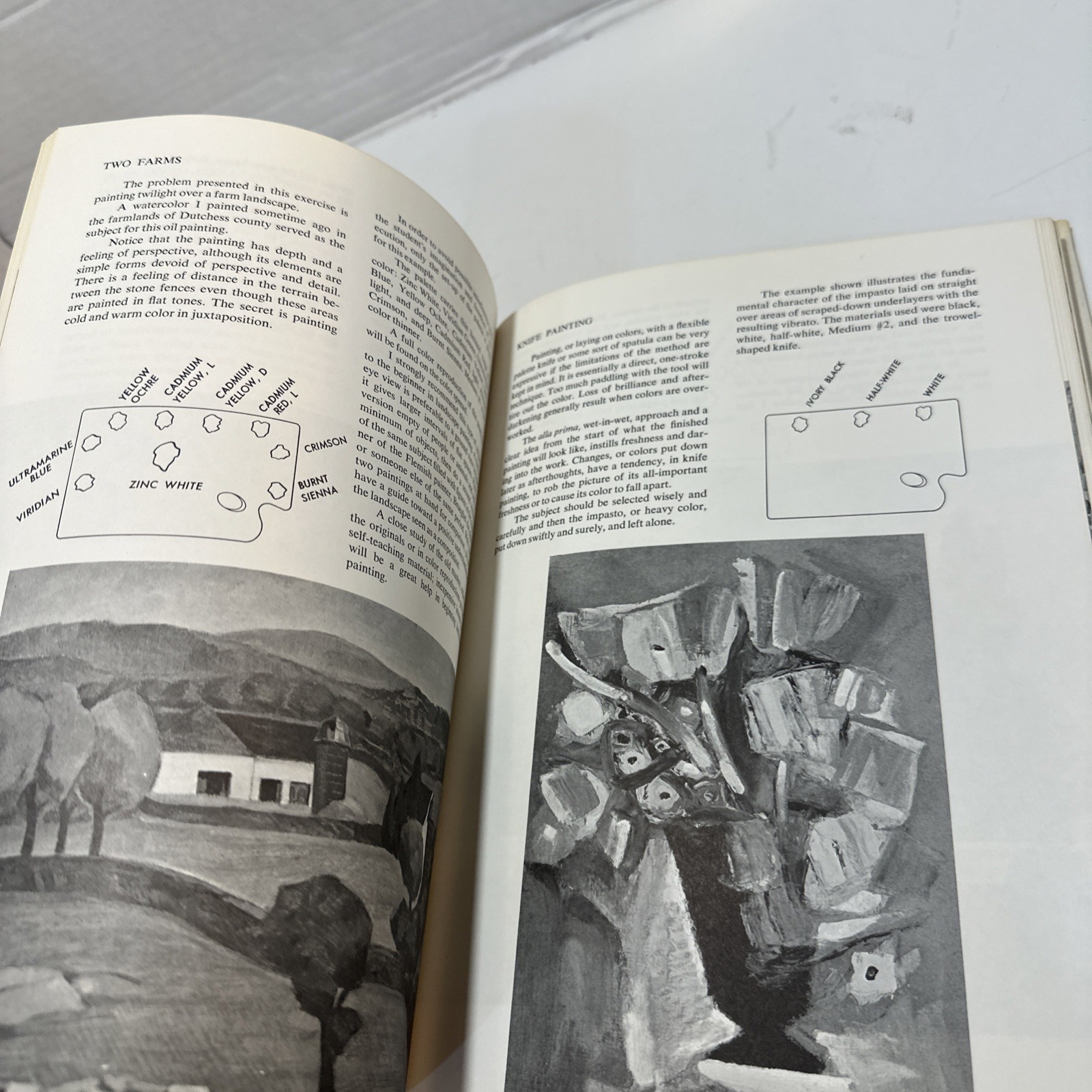 Complete Course in Oil Painting by Olle Nordmark 4 Volumes in 1 (Hardcover 1960)
