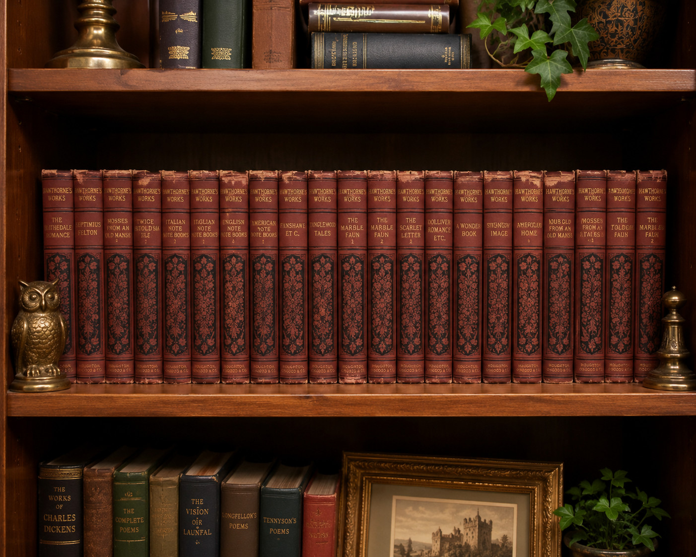 Hawthorne’s Works (1876, 22-volume set) Antique Books