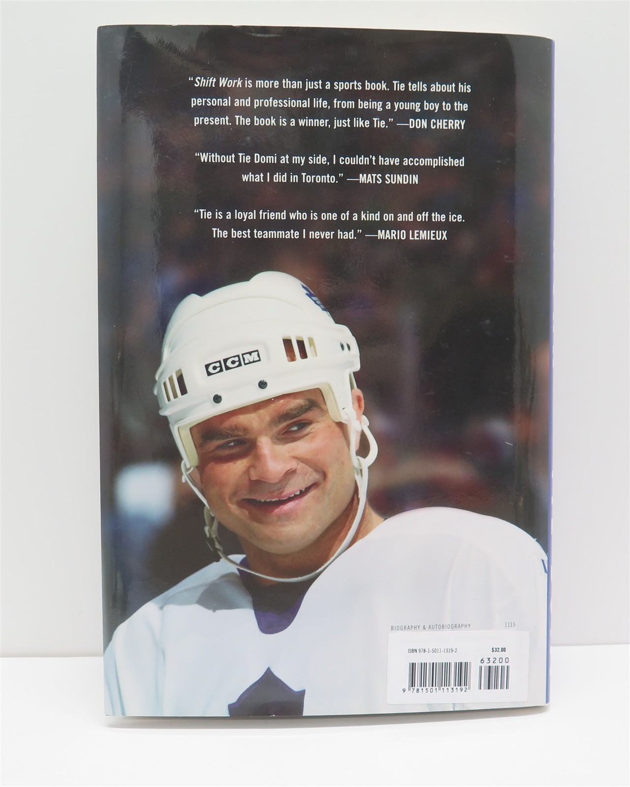 Tie Domi “Shift Work” SIGNED 1st edition HCDJ 2015 Canada
