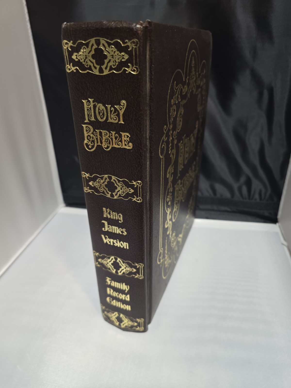 1970 Holy Bible King James Family Record Edition Red Letter Text, Vintage