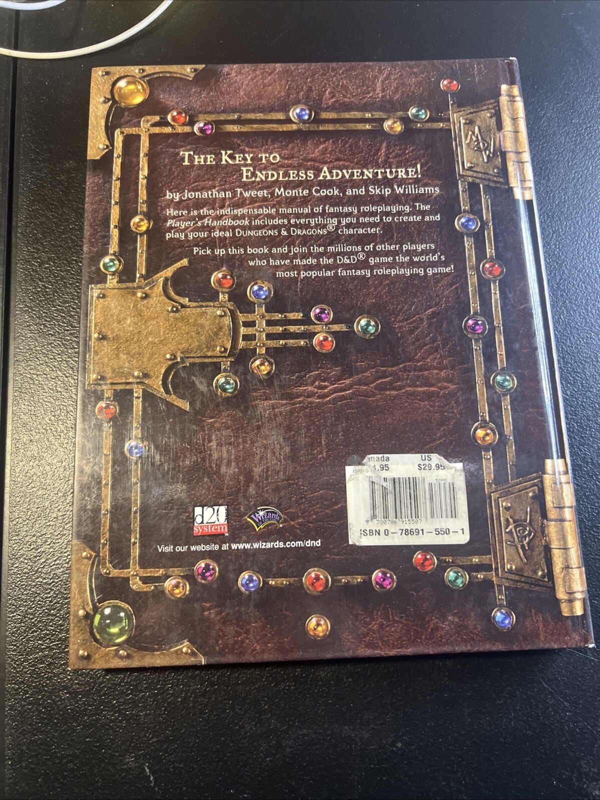 Dungeons & Dragons Player’s Handbook: Core Rulebook 1 Missing CD
