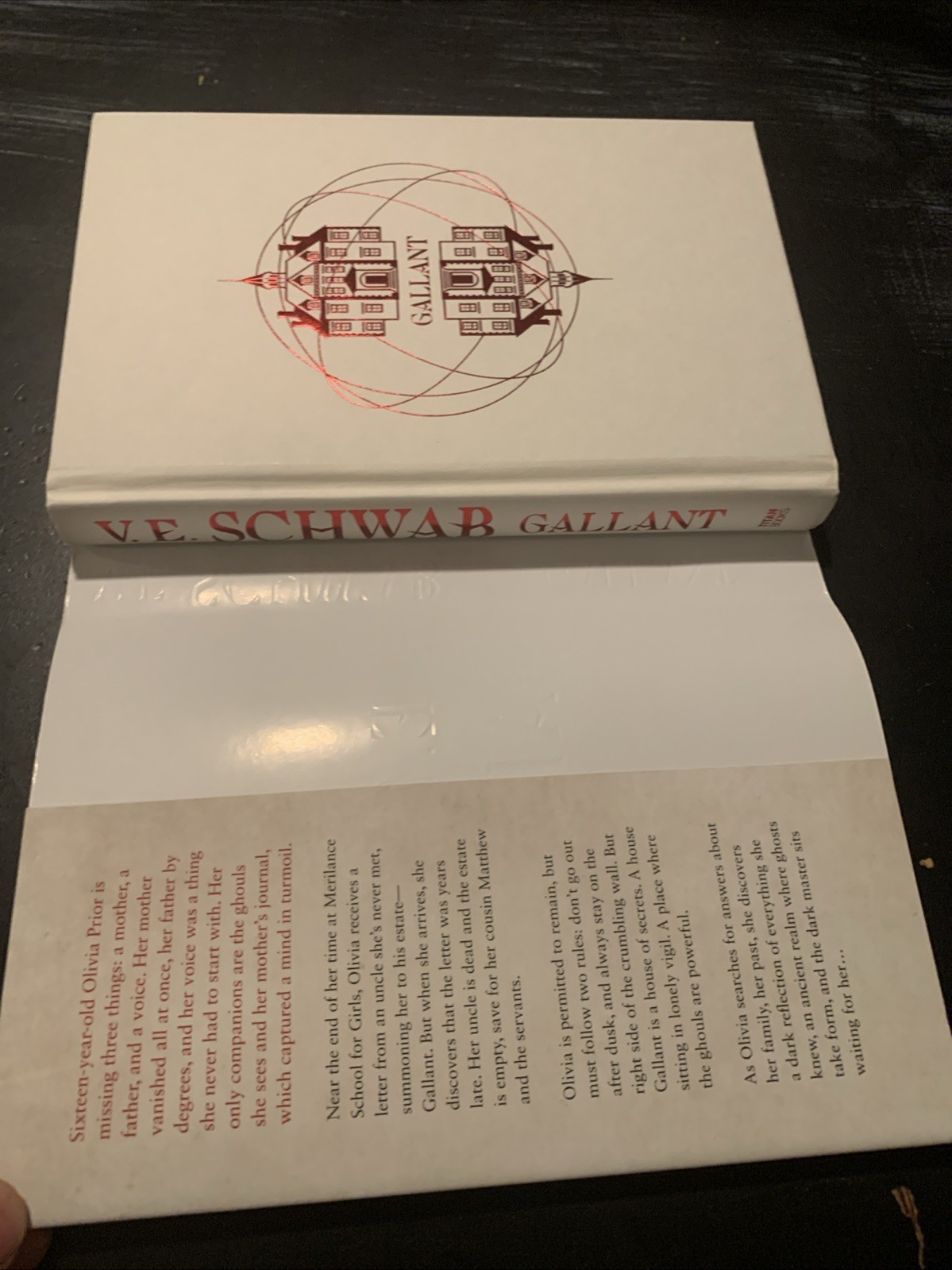 Waterstones Exclusive Gallant SIGNED STENCILED FOILED By VE Schwab 1st/1st Edit