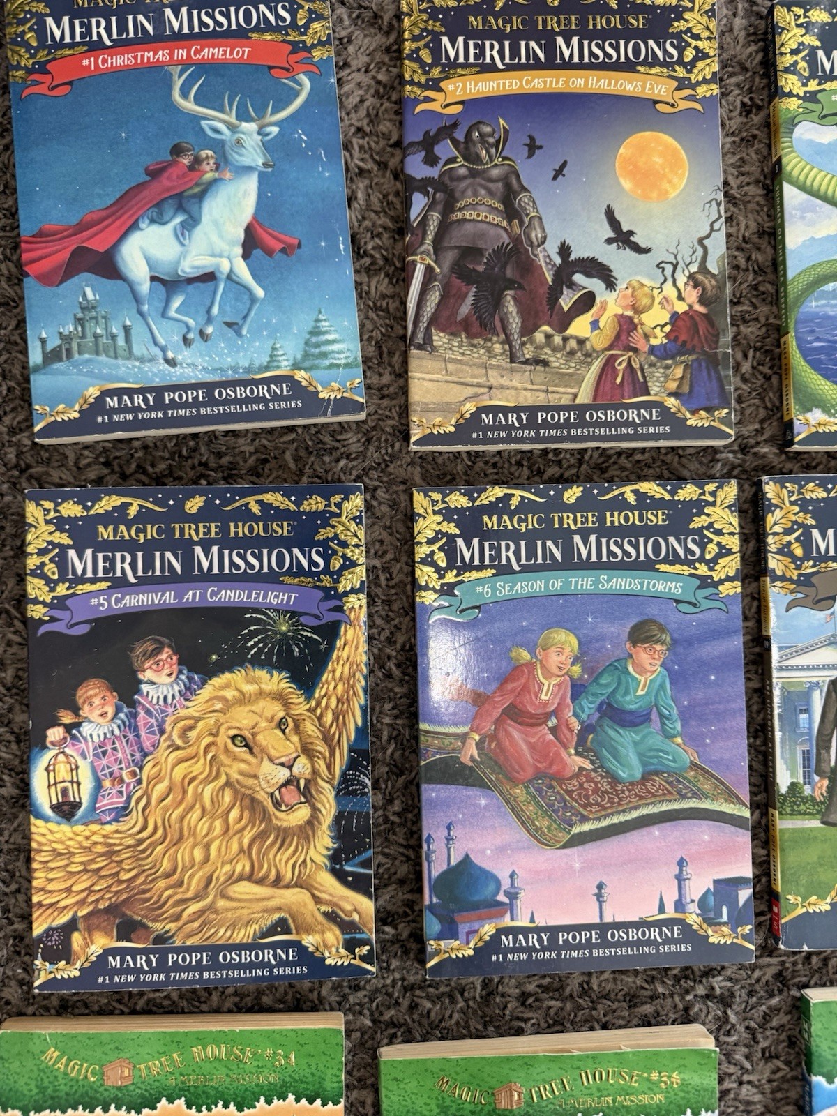 Magic Tree House Merlin Missions Lot 15 Books Mary Pope Osborne PB VTG