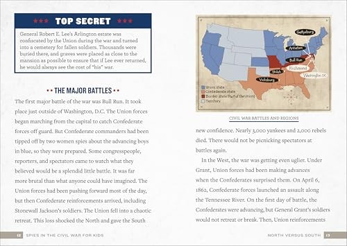 Spies in the Civil War for Kids: A History Book (Spies in History for Kids)