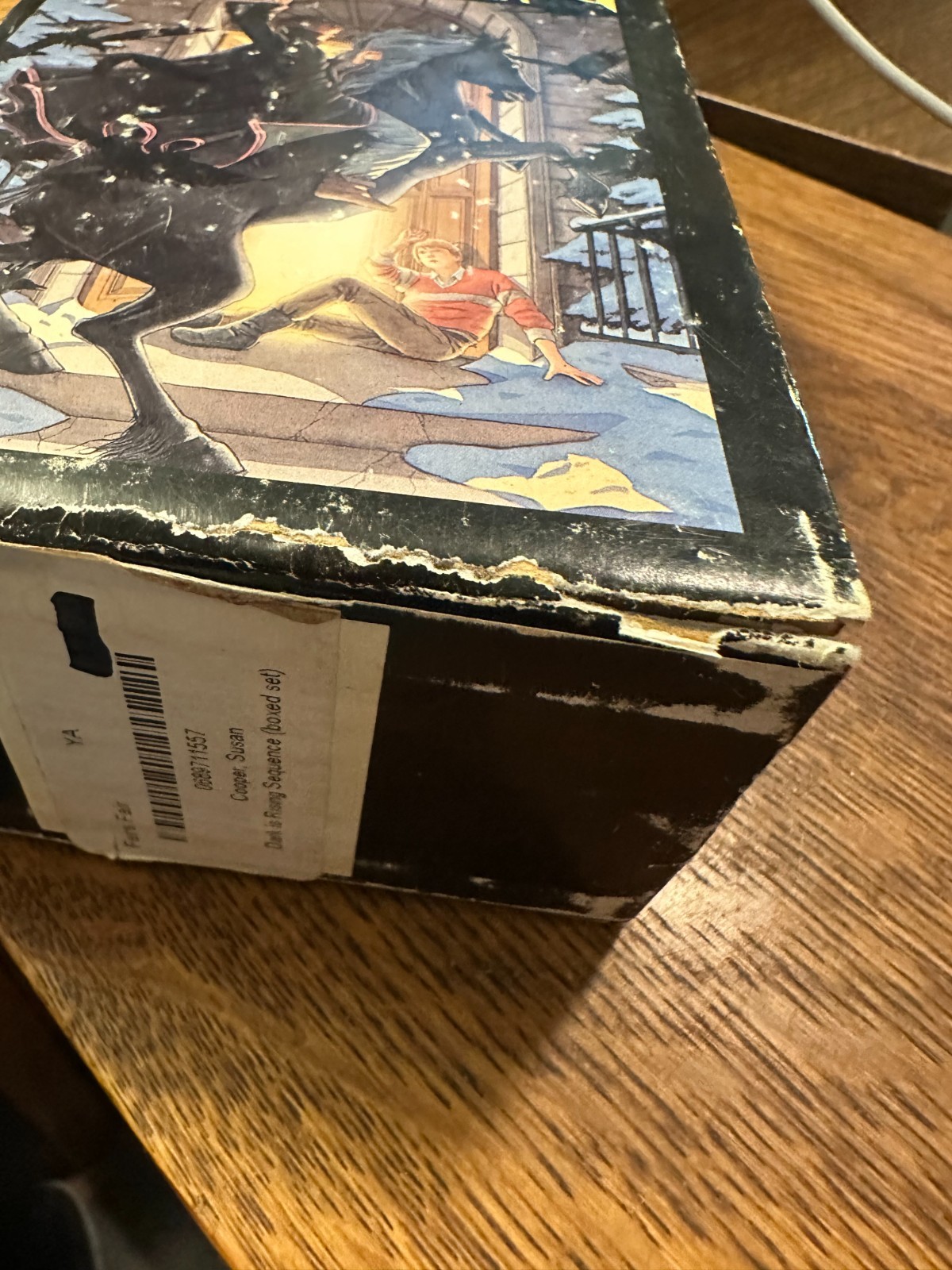 1986 Collier Books THE DARK IS RISING SEQUENCE 4 Book Box Set by Susan Cooper