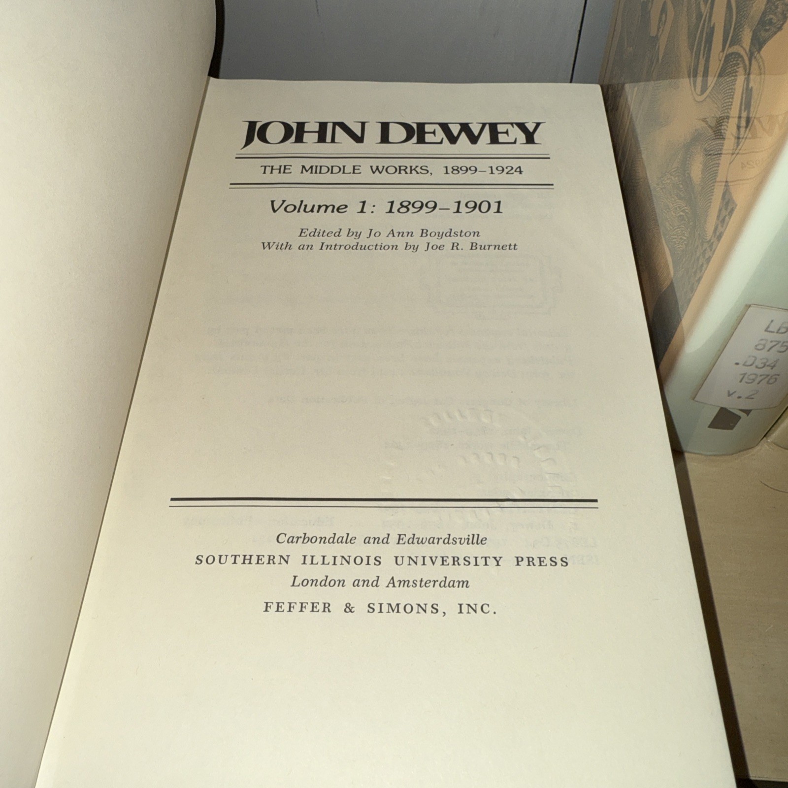 John Dewey – The Middle Works 1899-1924 (10-Volume Complete Set)