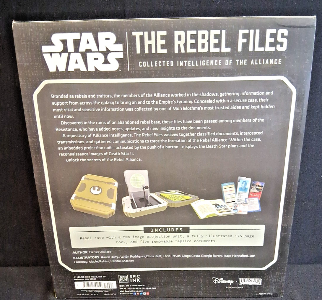 Star Wars The Rebel Files Deluxe: Collected Intelligence of the Alliance NOB