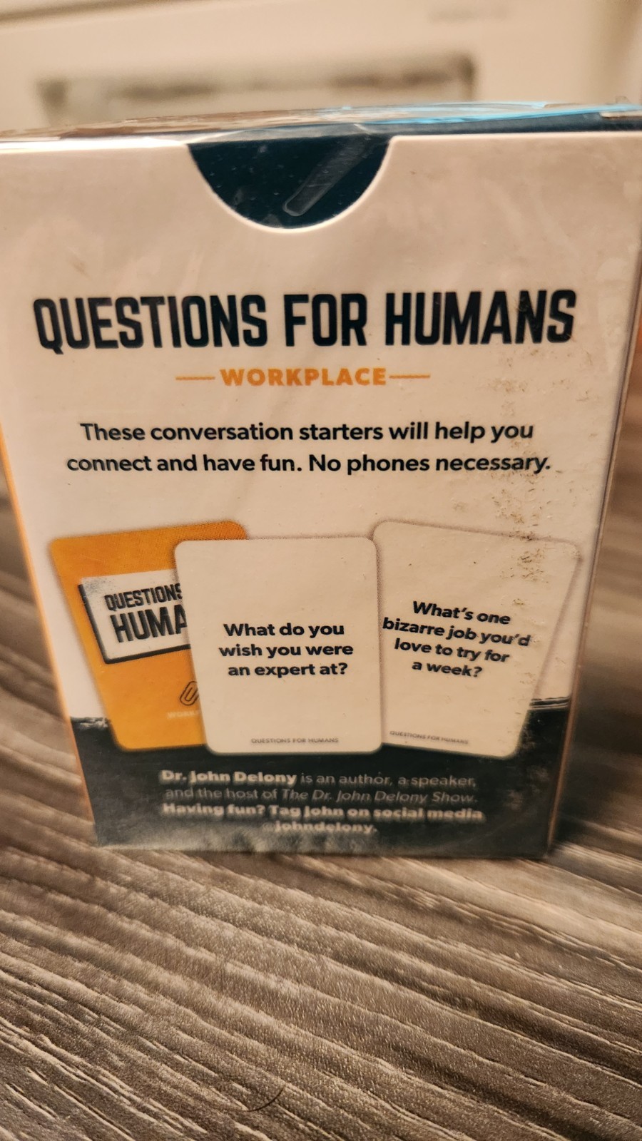 Questions for Humans: Workplace by John Delony (2022, Cards,Flash Cards)