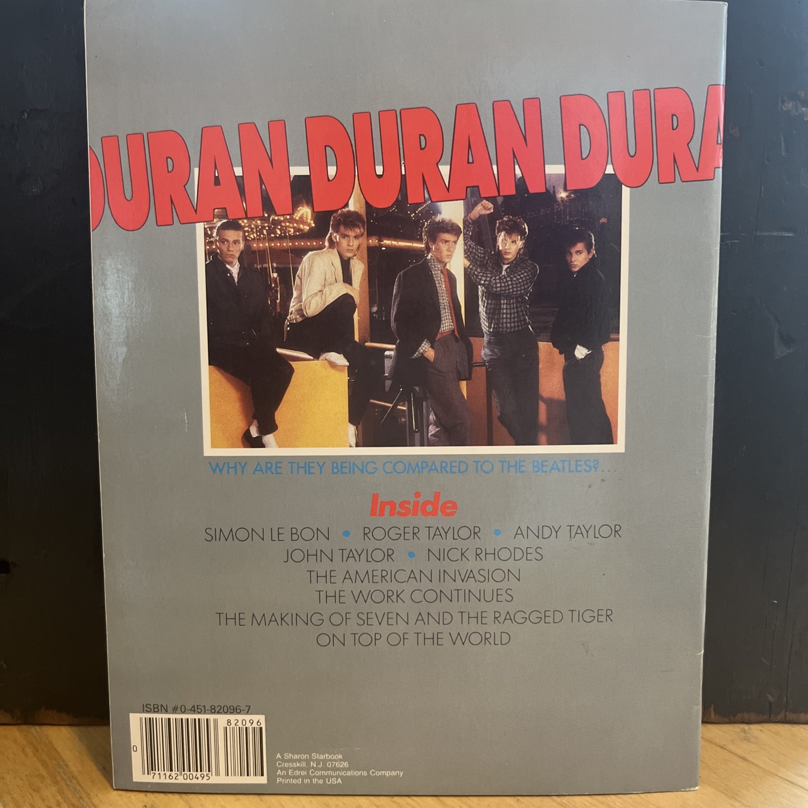 Inside Duran Duran Book by Robyn Flans 64 pages!