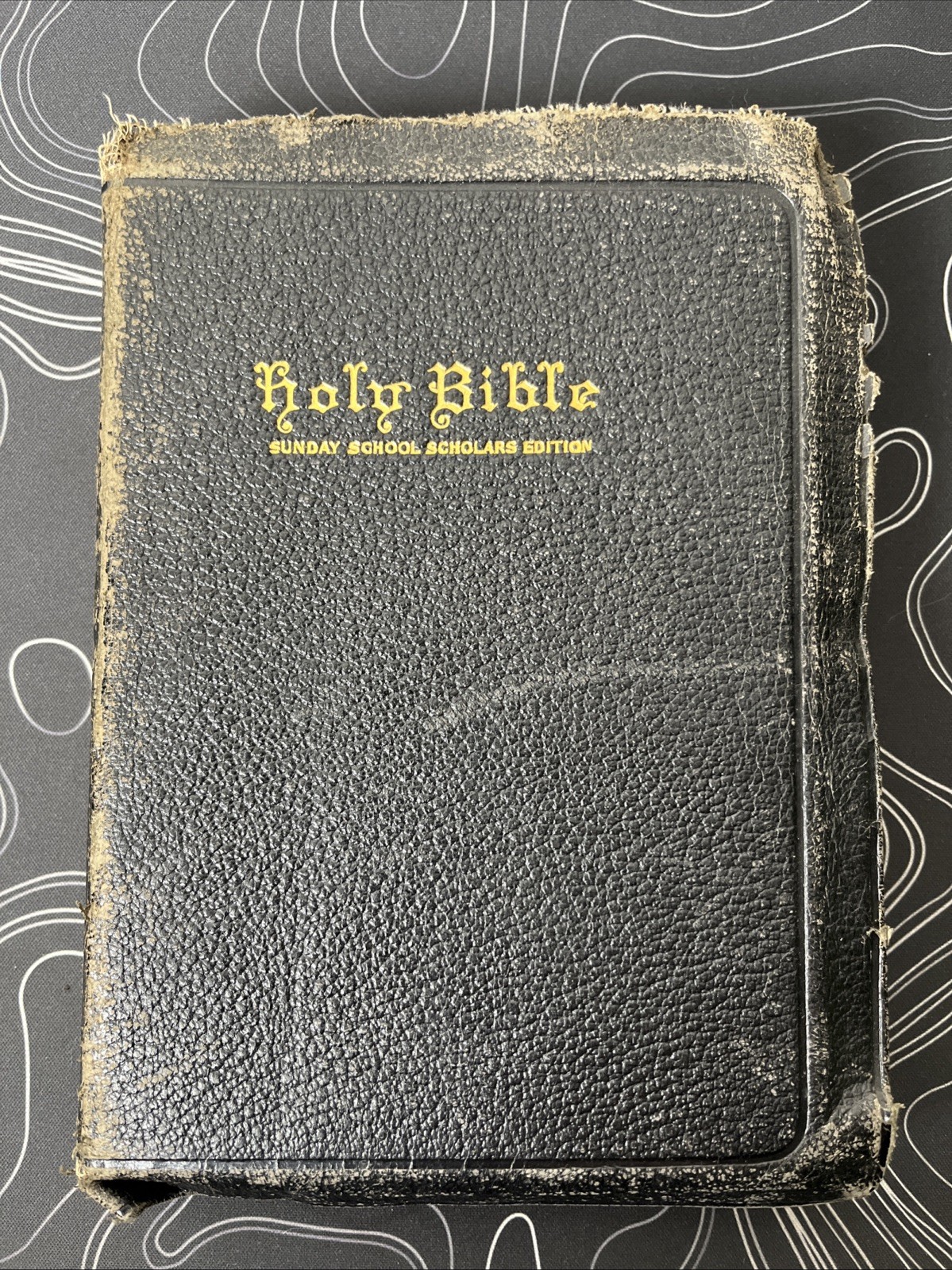 Vintage National Bible Press Holy Bible Sunday School Scholars Edition KJV