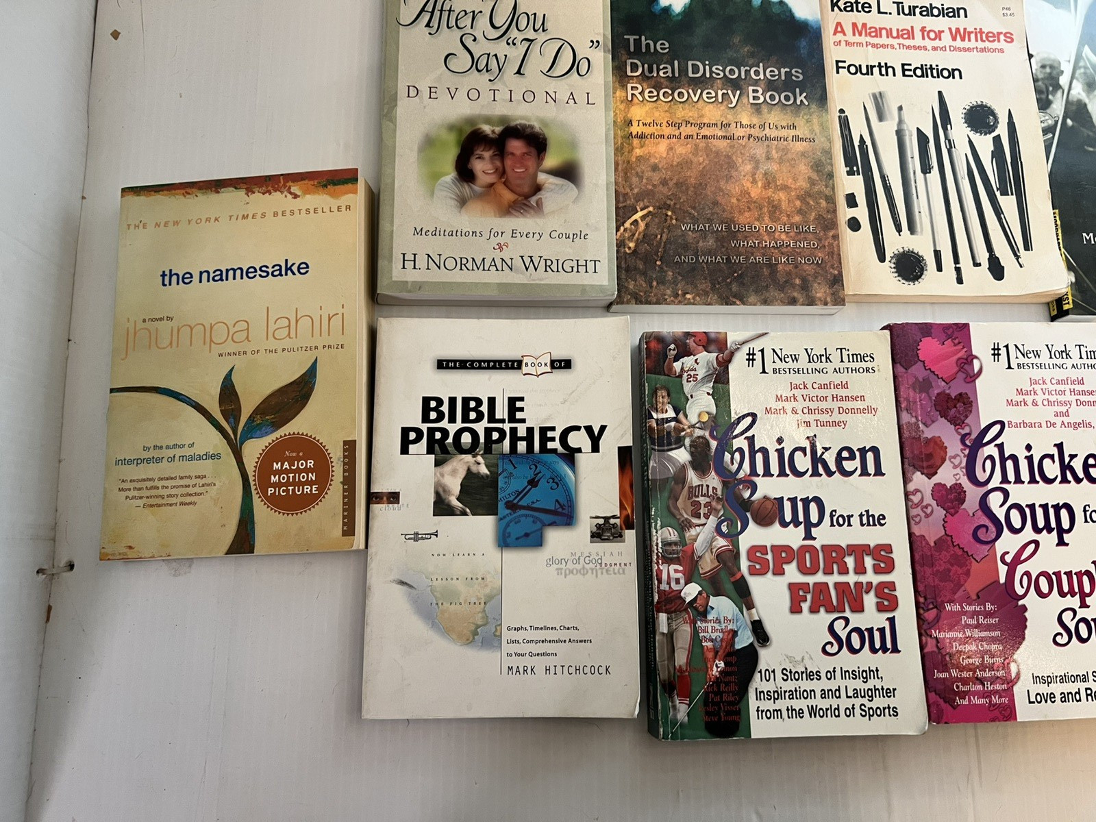 Mix Lot Of 10 Random Books
