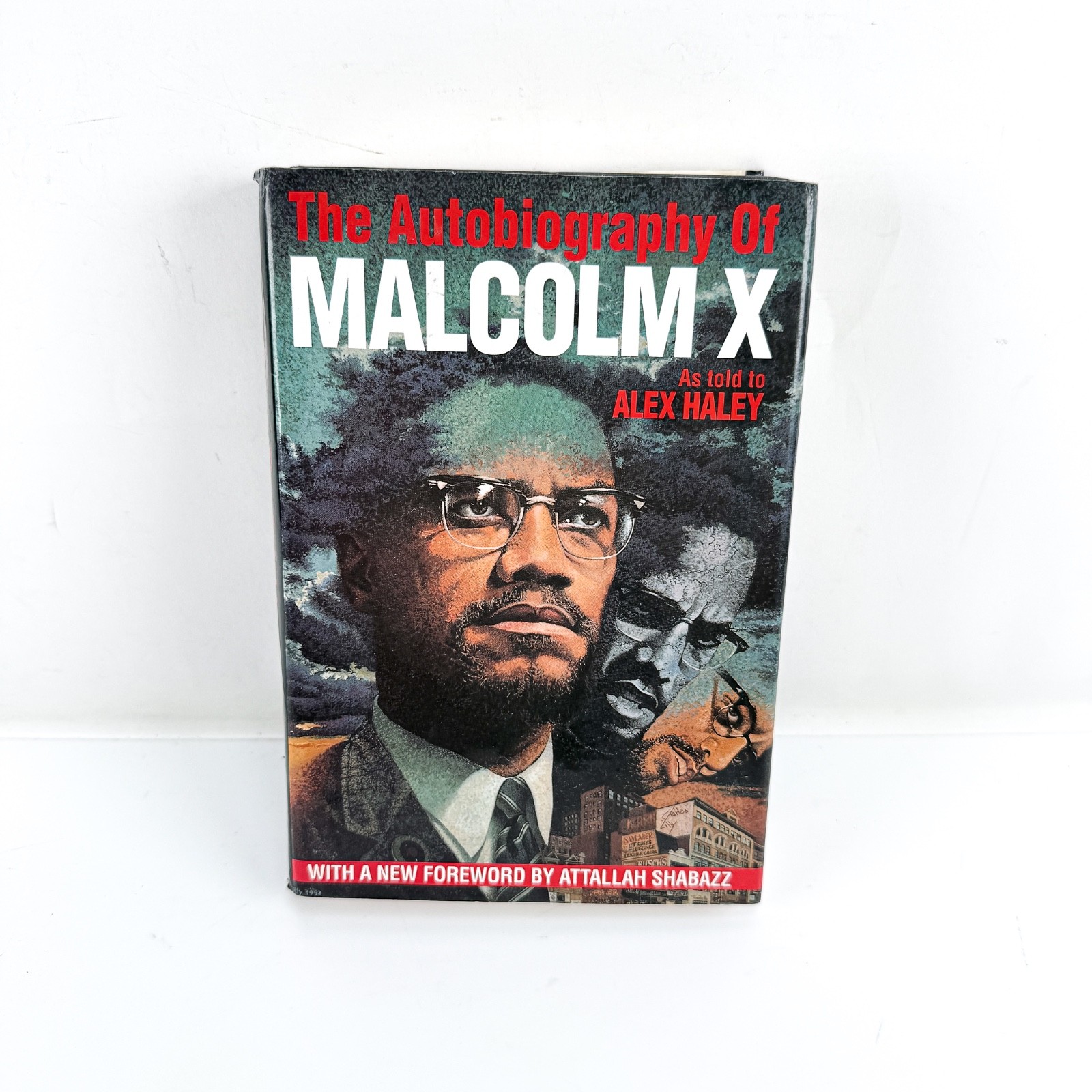 Malcolm X Alex Haley The Autobiography of Malcolm X 1992 HBDJ 1st Hardcover EX