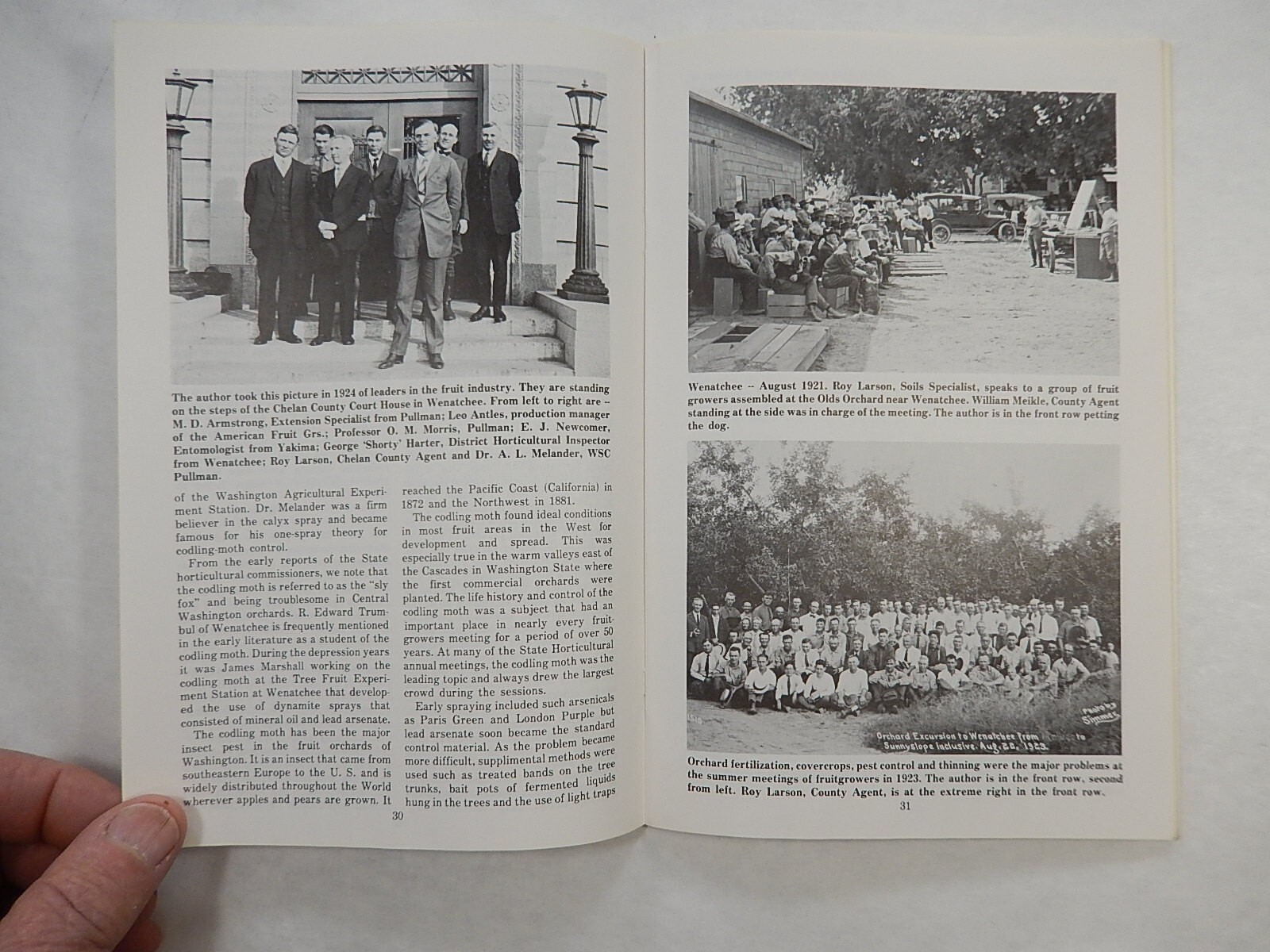 Washington State Fruit Industry…A Brief History by W.A. Luce, cir 1968, SIGNED