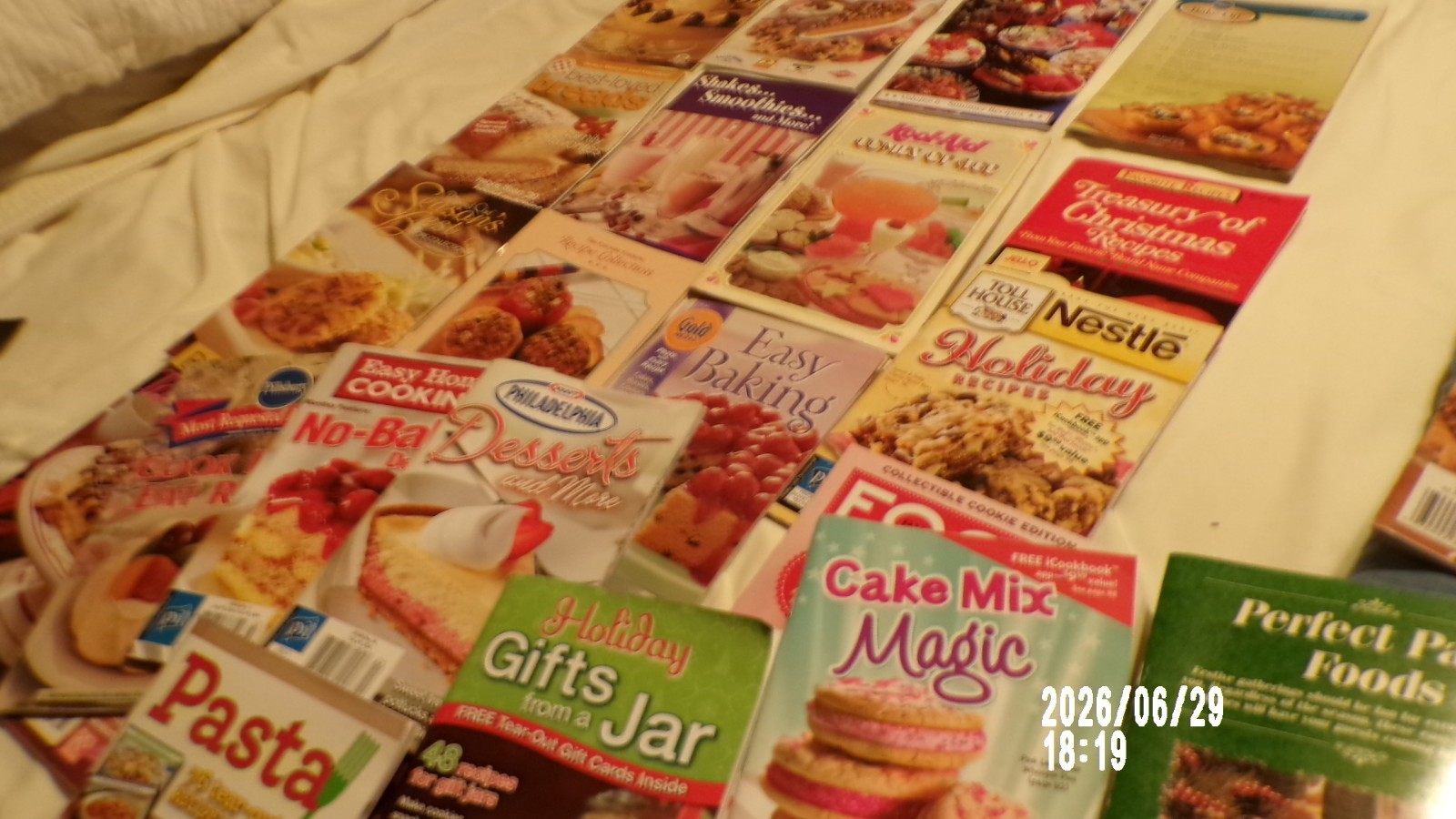 Over 30 Vintage Recipe Magazine Booklets-Holiday Gifts from a Jar,Kraft Desserts