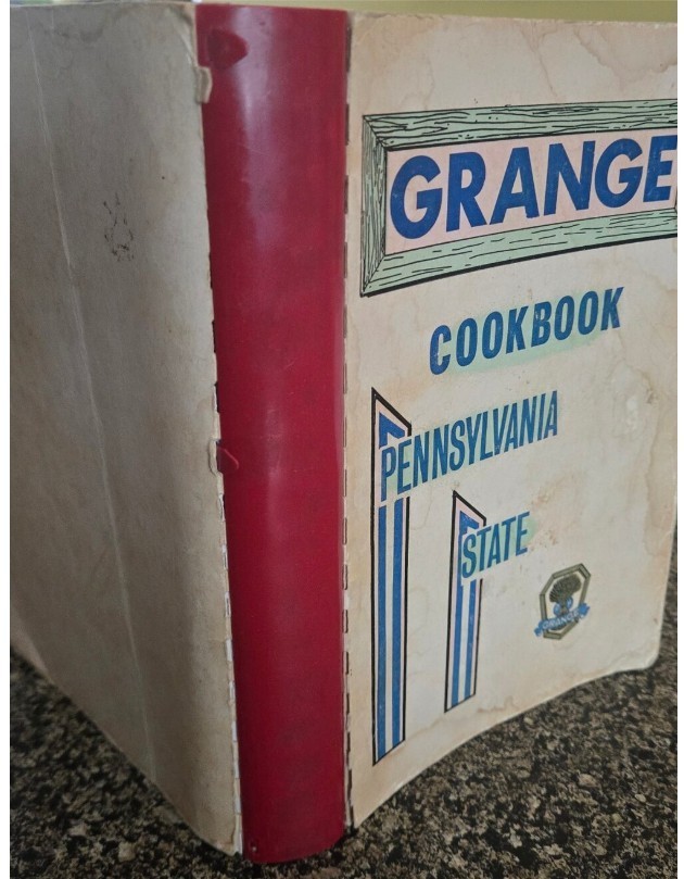 Vintage (1972) Grange Pennsylvania State Cookbook 536 Pages Over 1500 Recipes