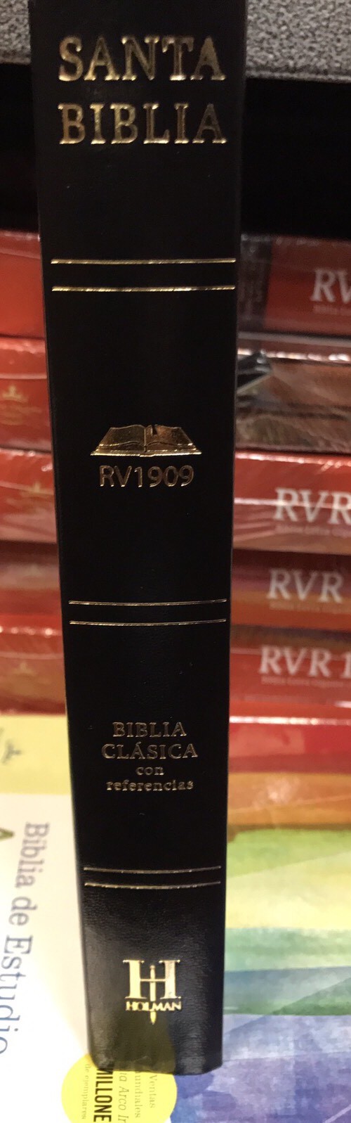 BIBLIA ANTIGUA VERSION CLASICA 1909 CON REFERENCIAS TAPA DURA NEGRO