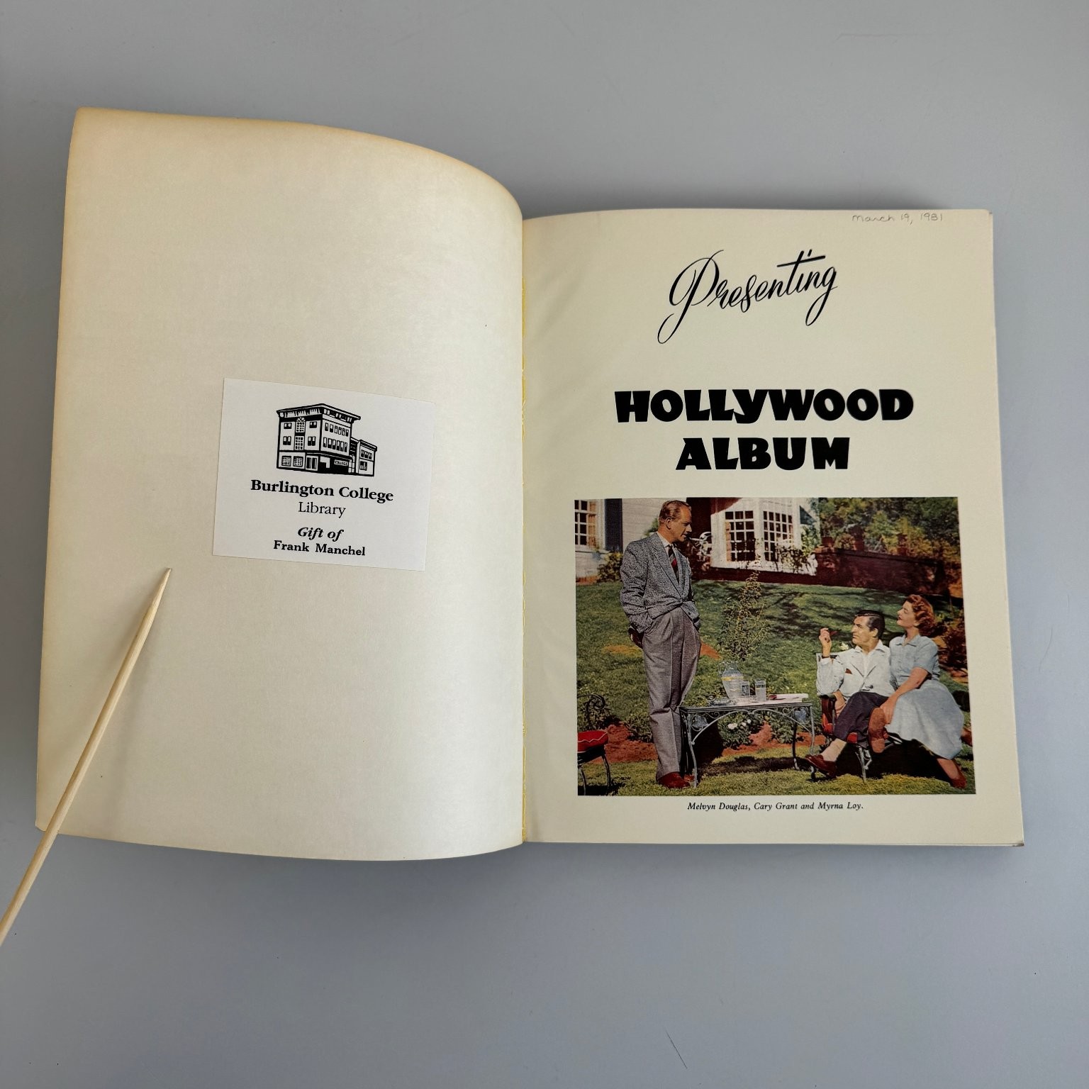 Hollywood in the 1940s Stars’ Own Stories Wilson 1980 Film History Ungar ARC