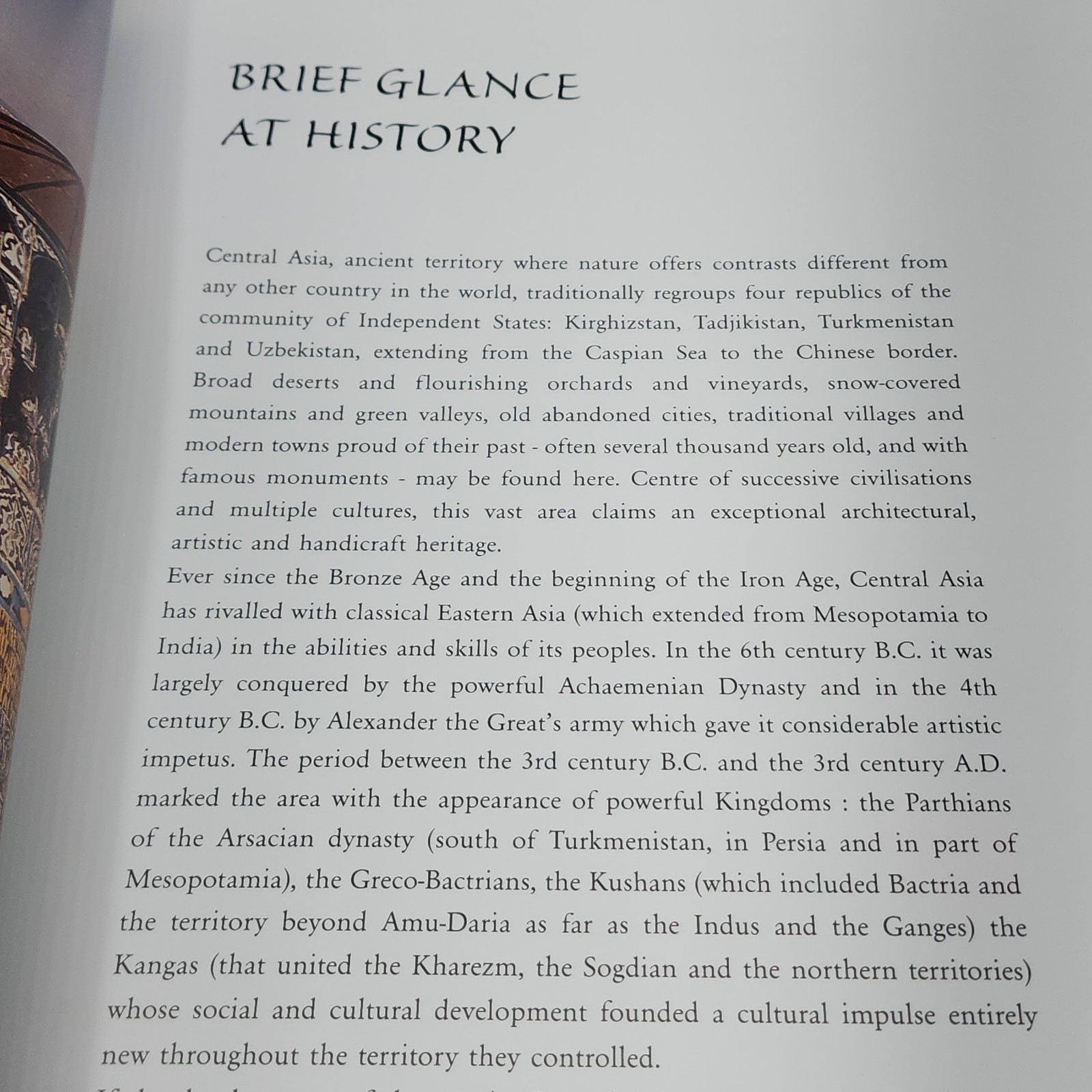 Central Asian Art HC with Dustjacket