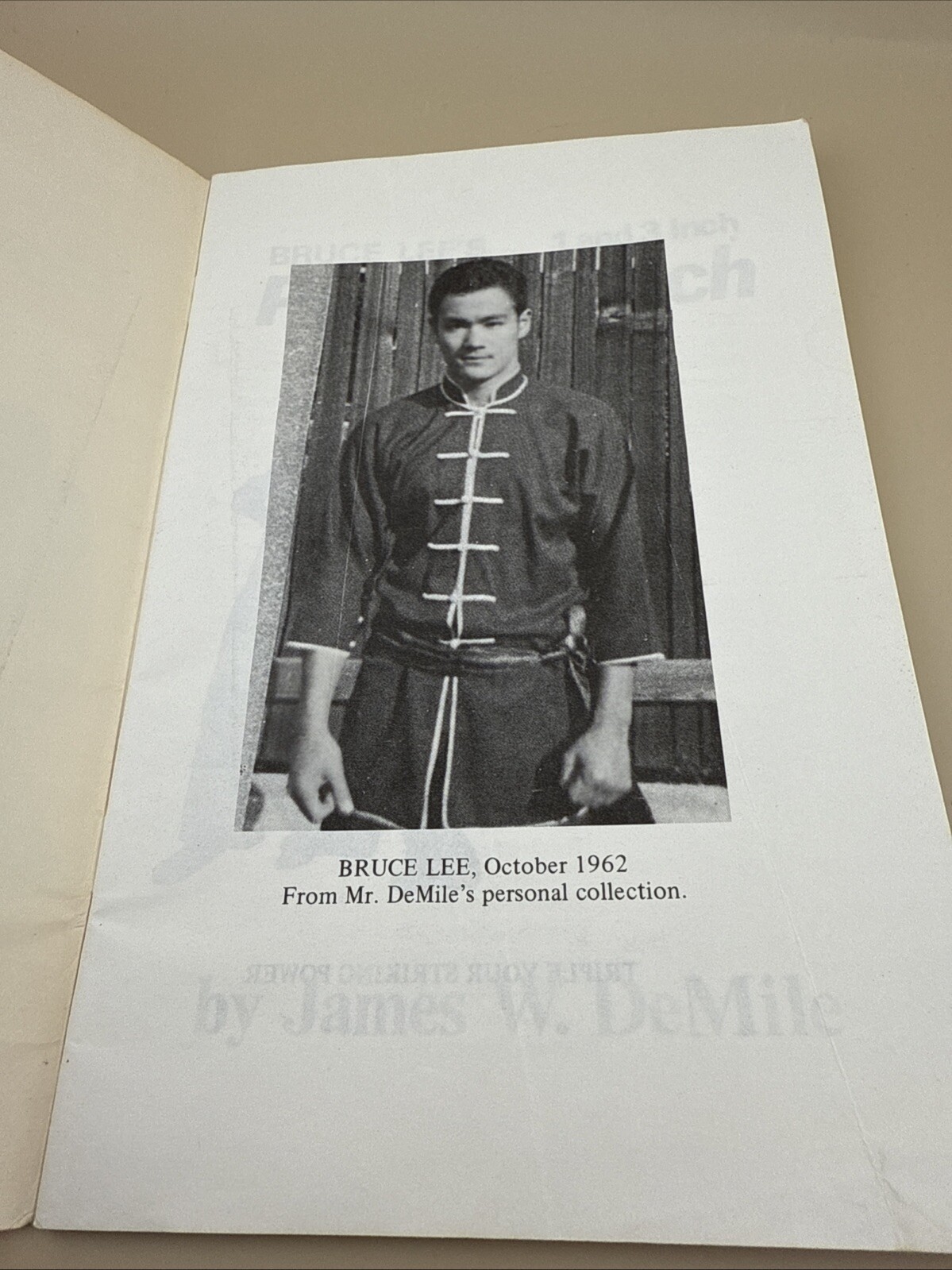 Power Punch : Bruce Lee’s 1 and 3 Inch Power Punch by James W. DeMile Softcover