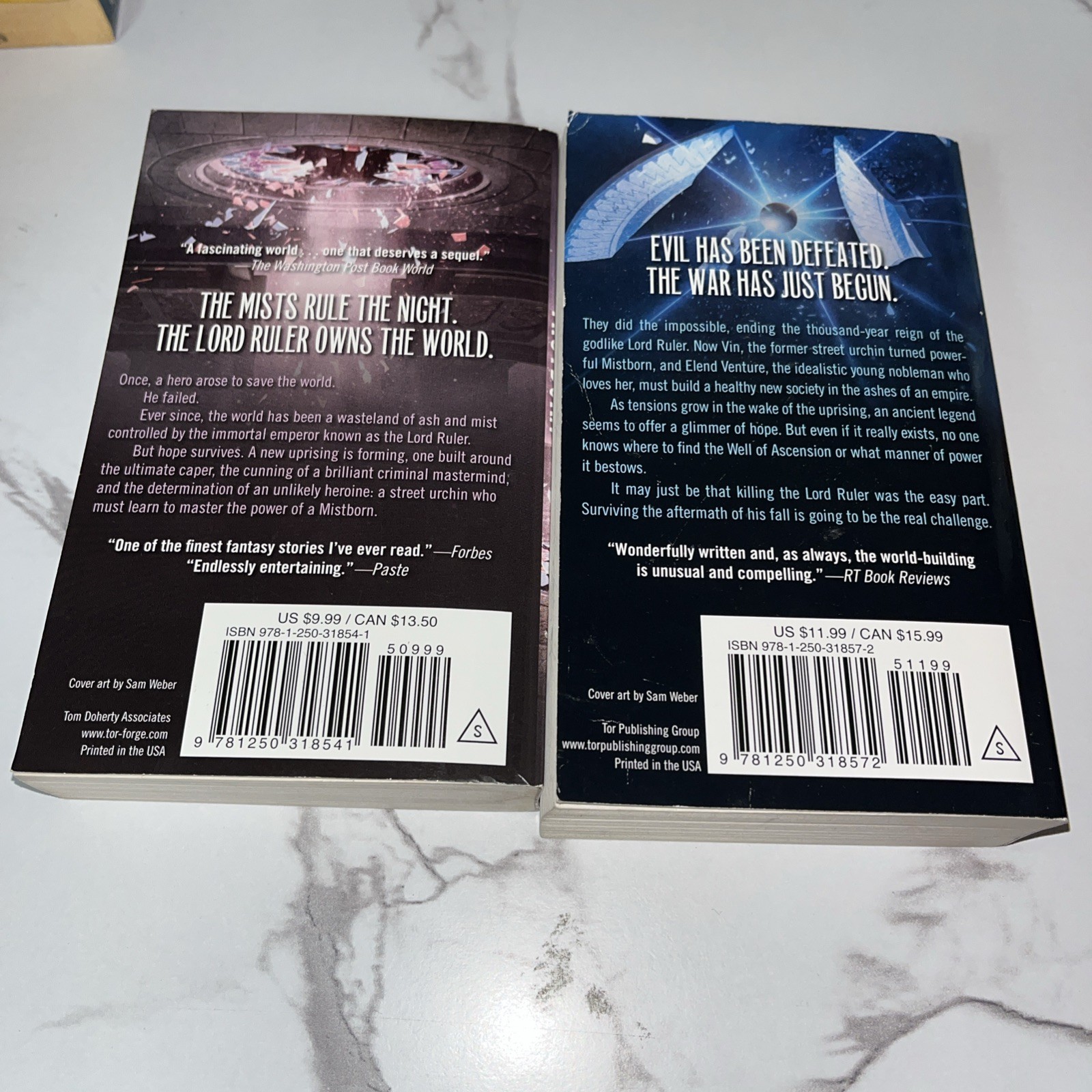 Brandon Sanderson Books Paperback