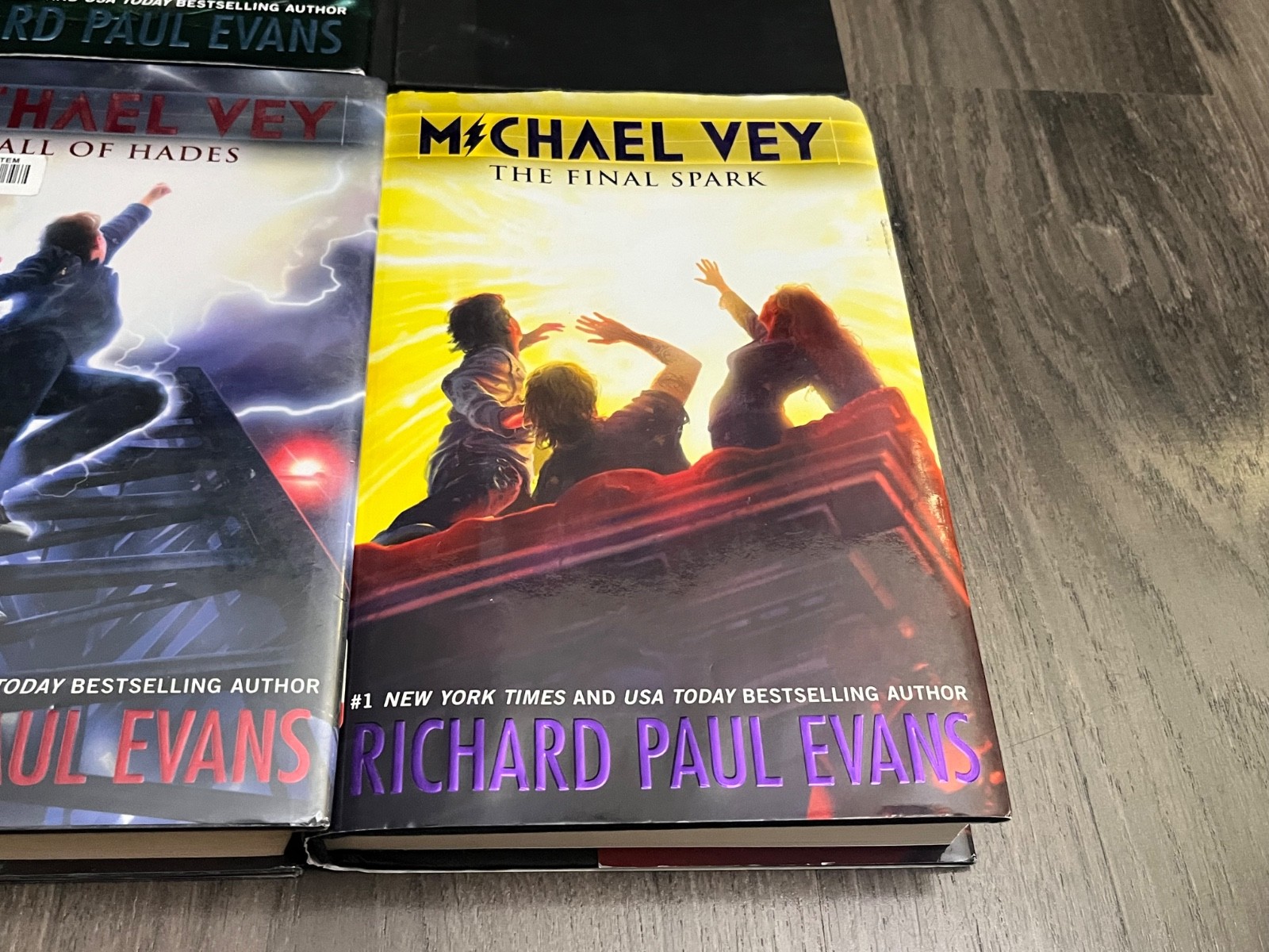 Lot of 6 Michael Vey series Hardcover Dust Jacket 2-7