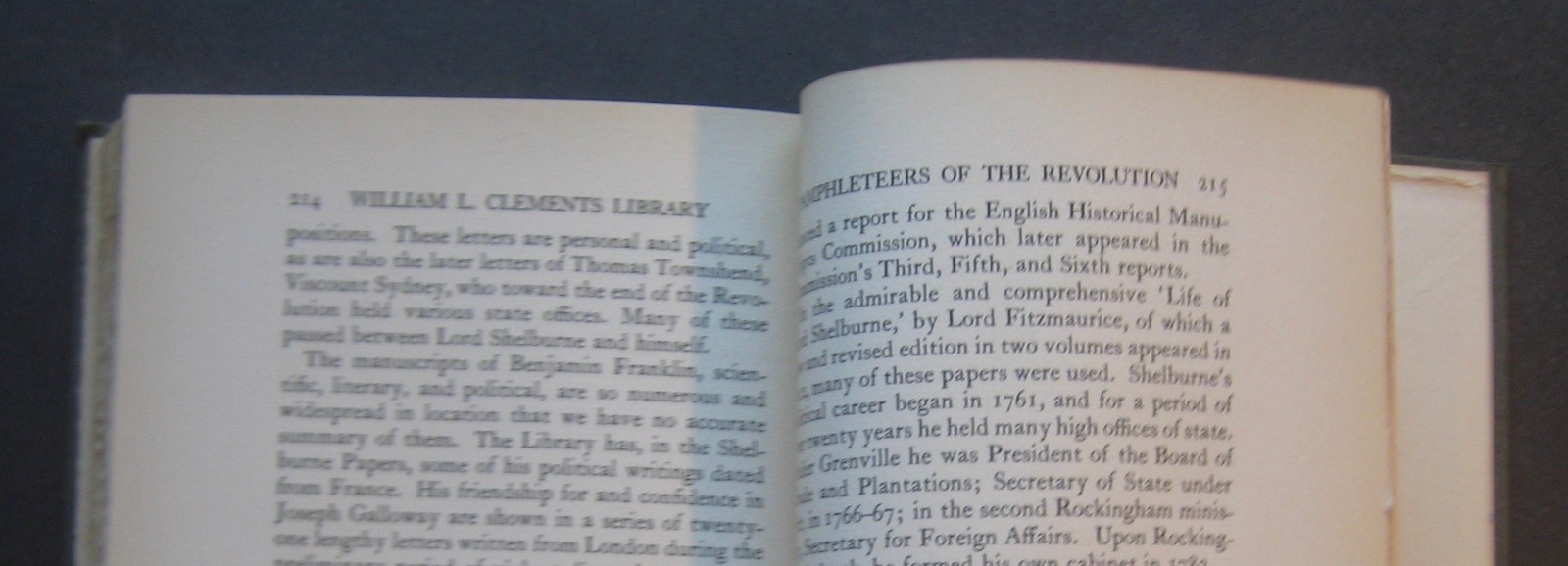 The William L. Clements Library Of Americana At The University Of Michigan 1923