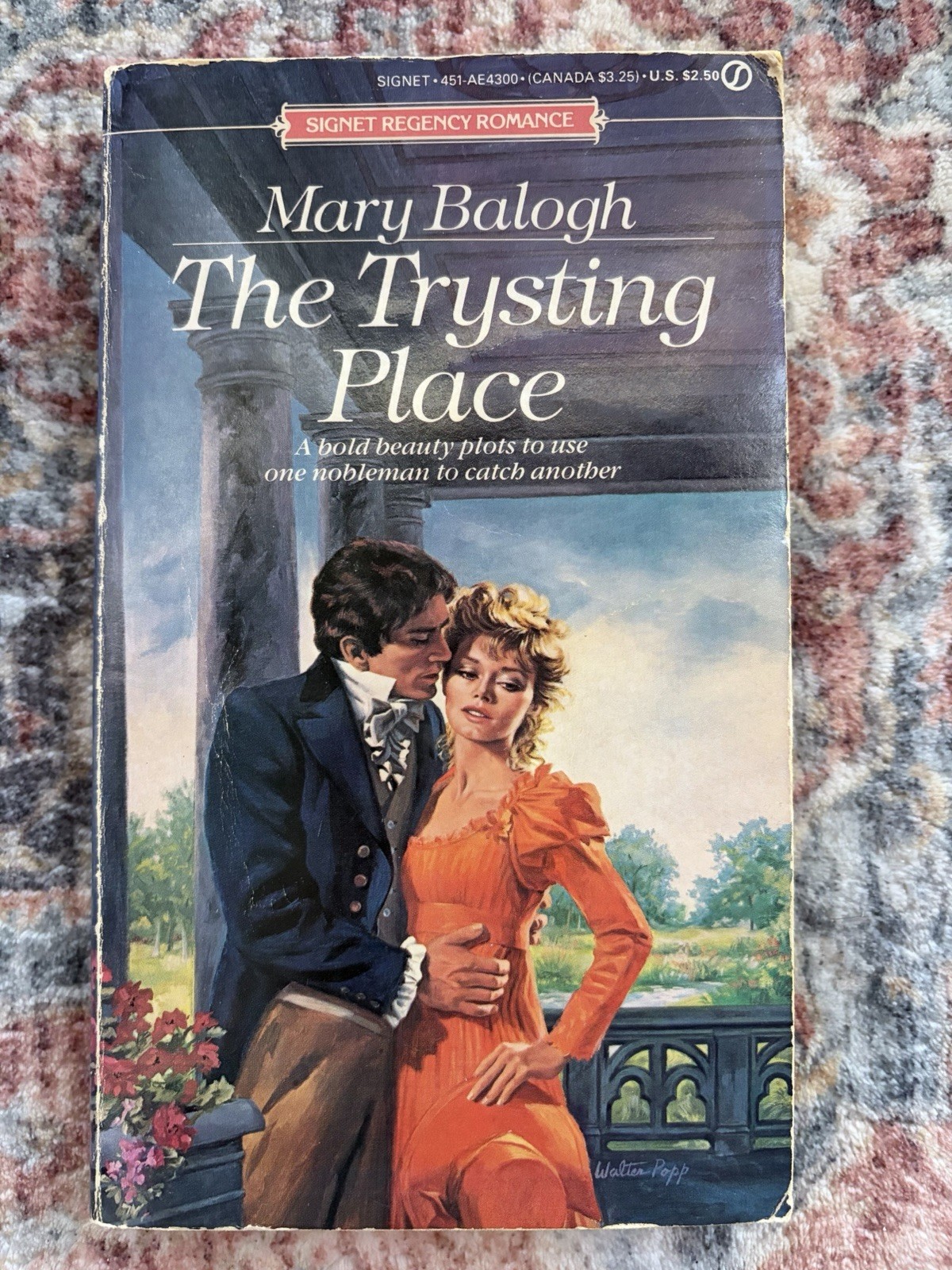 The Trysting Place By Mary Balogh. An Antique Book