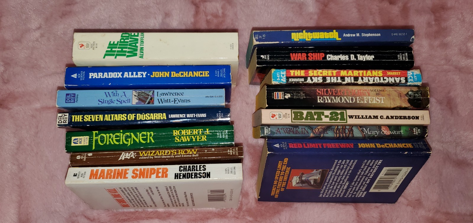 Vintage Fiction Paperback Lot of 14 Variety of Authors Fiction Classics Sci-Fi