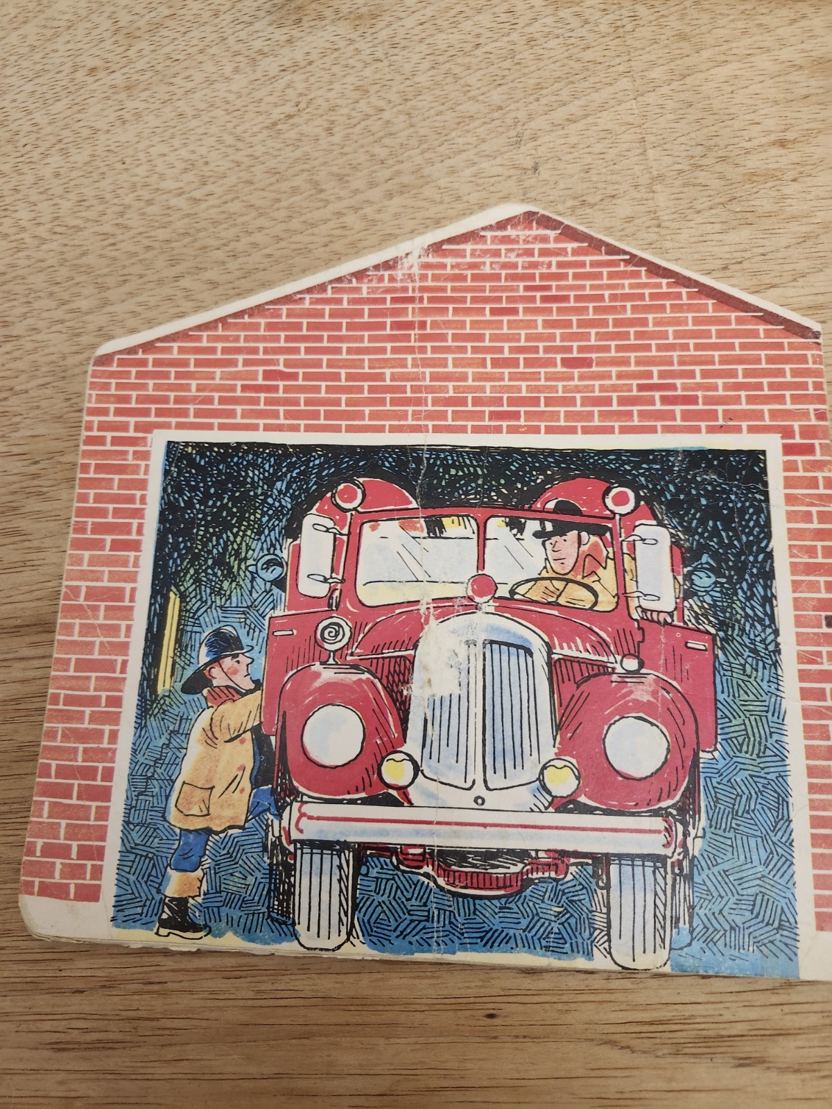 1979 The Fire House Book. A Golden Shape Book. By Colin Bailey