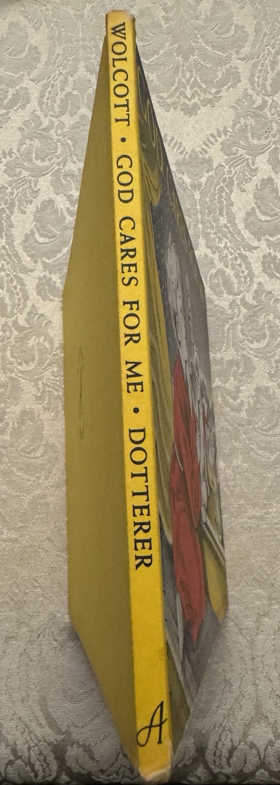 Vintage 1956 Abingdon Press God Cares for Me Picture Book Wolcott Dotterer