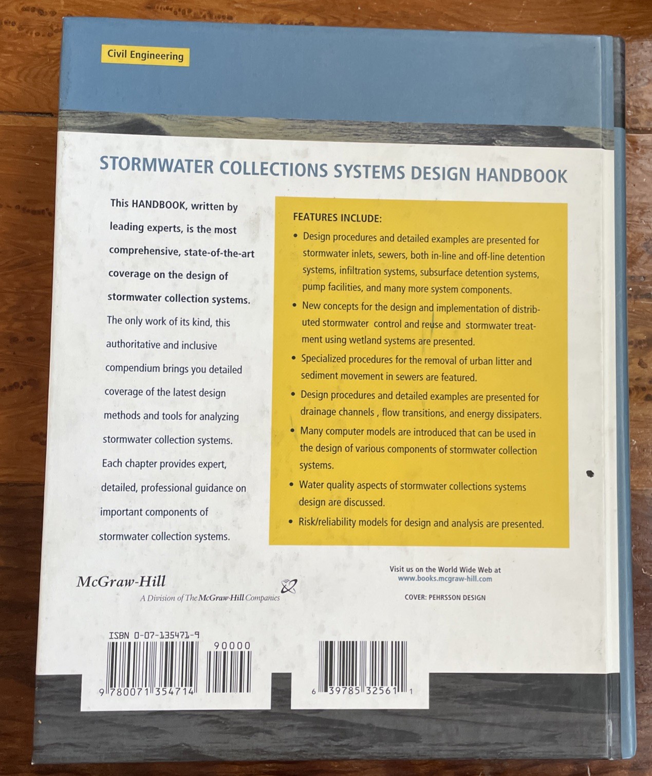 Stormwater Collection Systems Design Handbook, Larry W. Mays.