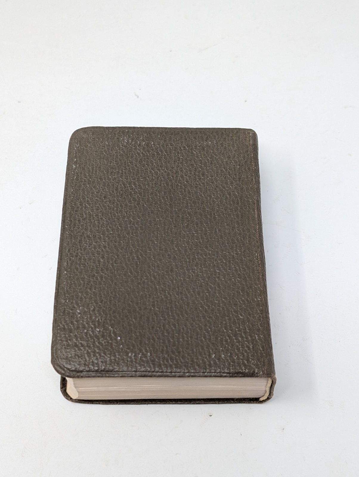 Vintage 1940s Miniature Holy Bible KJV Oxford Ruby 32mo Pocket Bible 40s