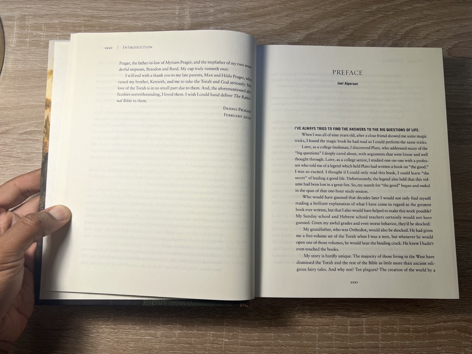 The Rational Bible Genesis God Creation Destruction Dennis Prager Hardcover Book