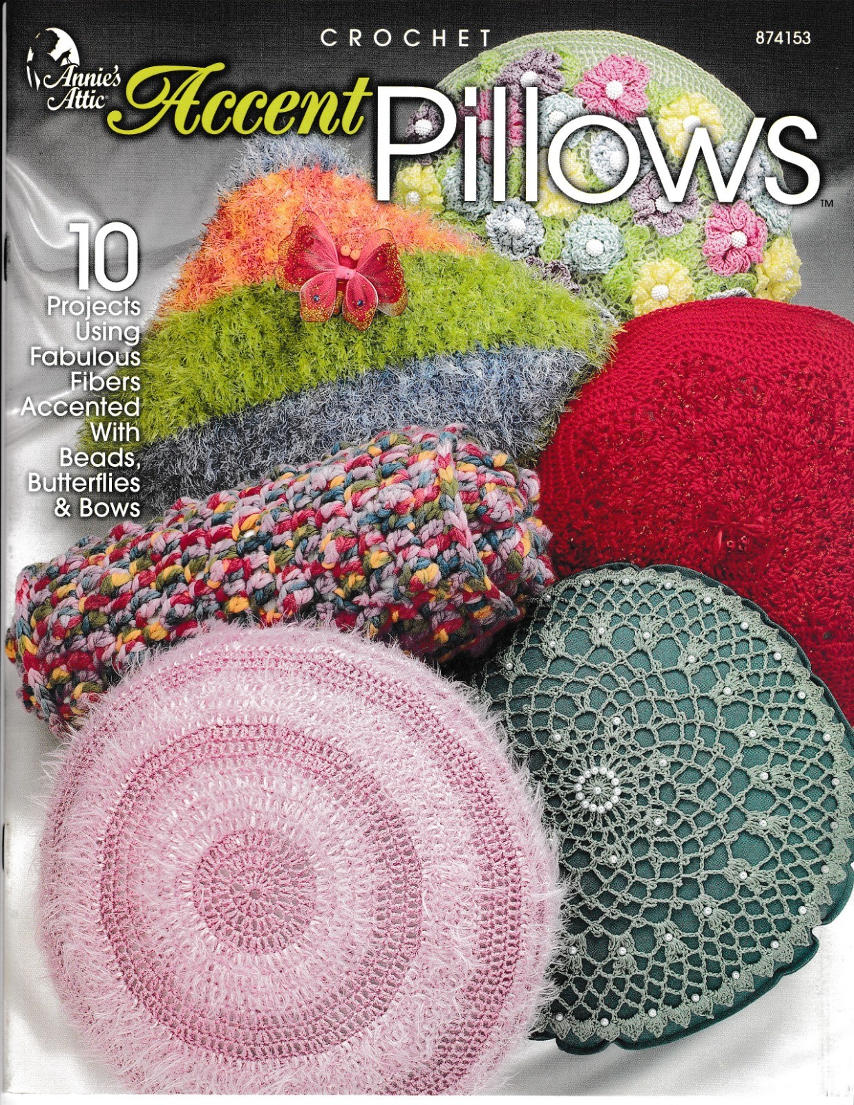 Crochet Accent Pillows | Annie’s Attic 874153 NEW!