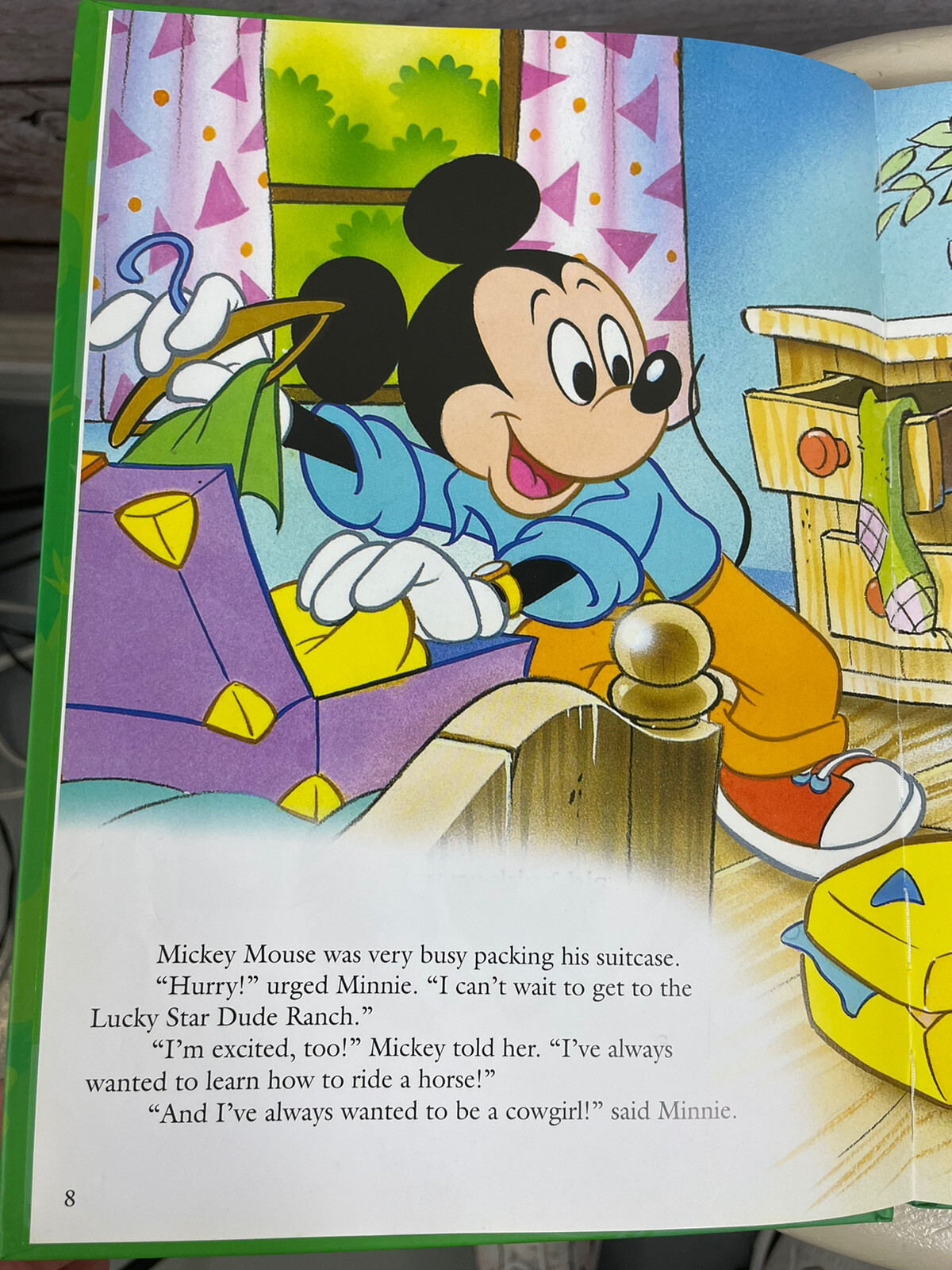 Disney Classics Mickey Mouse Adventure Tales and Stores Hardcover Book 68 Pages