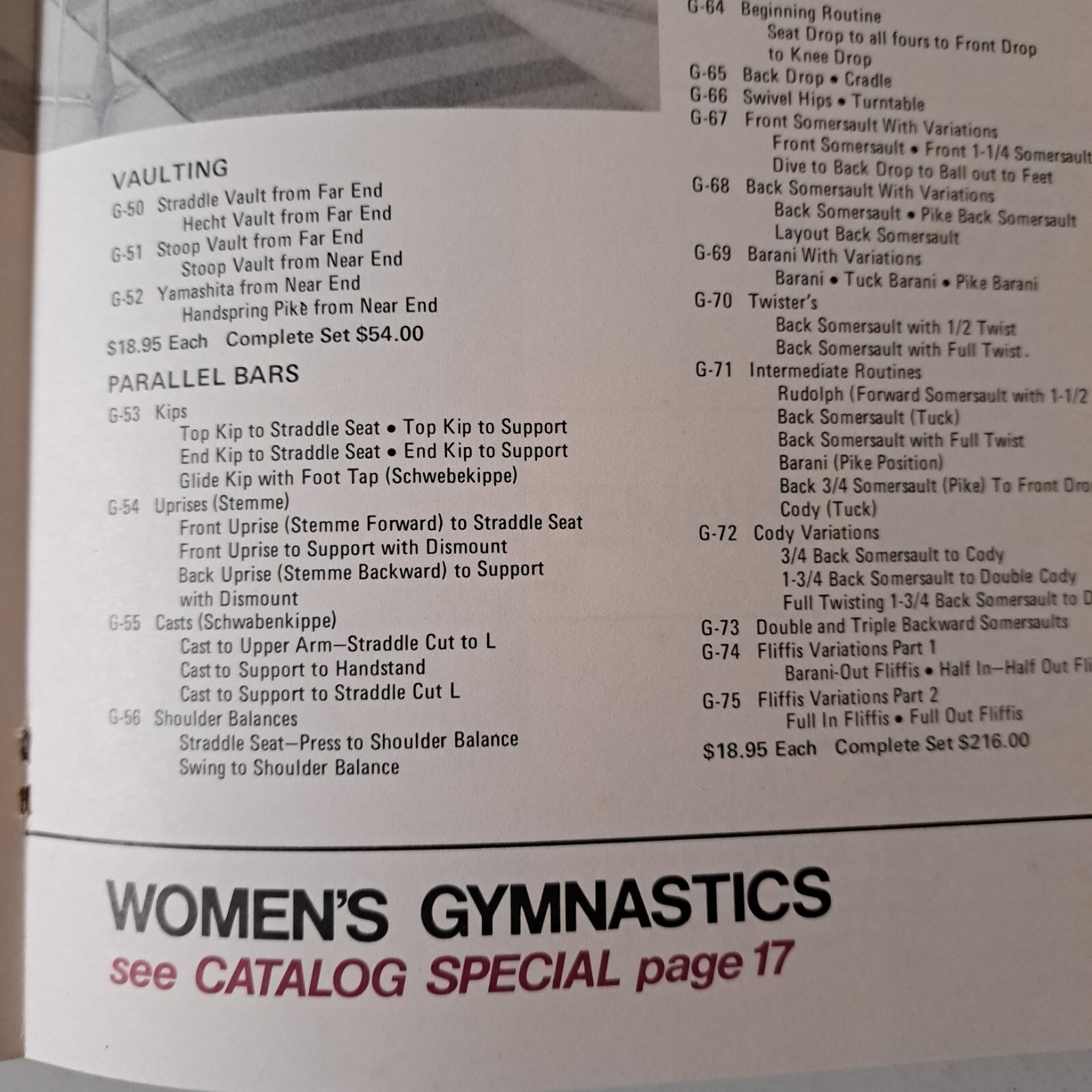 Athletic Institute Chicago 1971 Catalog Audio Visual Instructional Aids Sports