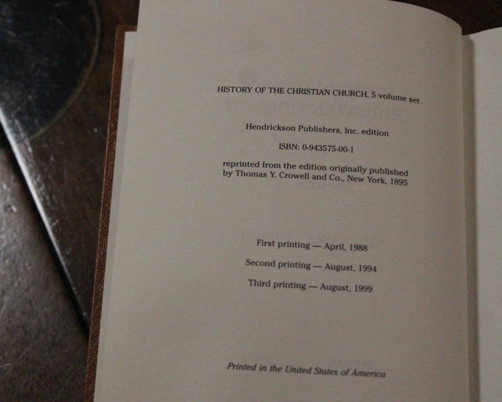 History of the Christian Church, Five-Volume Set (Volumes 1-5) SHELDON 1999