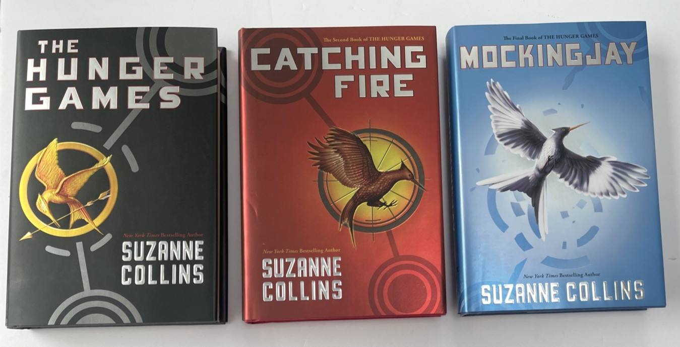 Hunger Games Trilogy Boxed Set Hardcover Dust Jackets Suzanne Collins Scholastic