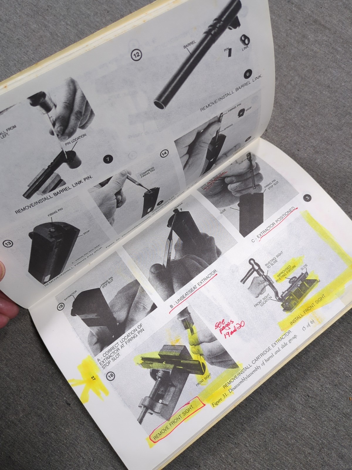 M1911A1 TM 9-1005-211-34 Direct & General Support Maintenance Manual June 1964