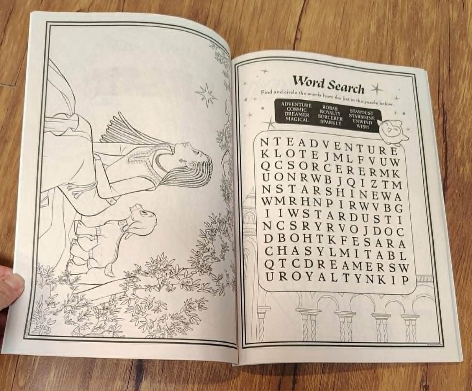 Disney Wish Jumbo Coloring and Activity Book ~ Memory Match Game