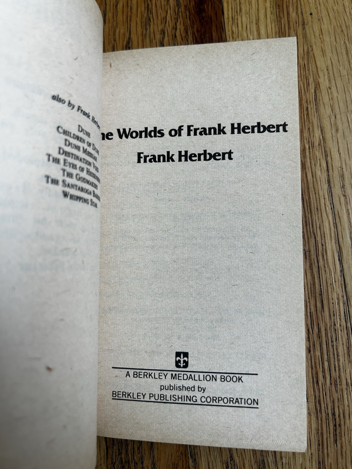 The Worlds of Frank Herbert (1971, Paperback)